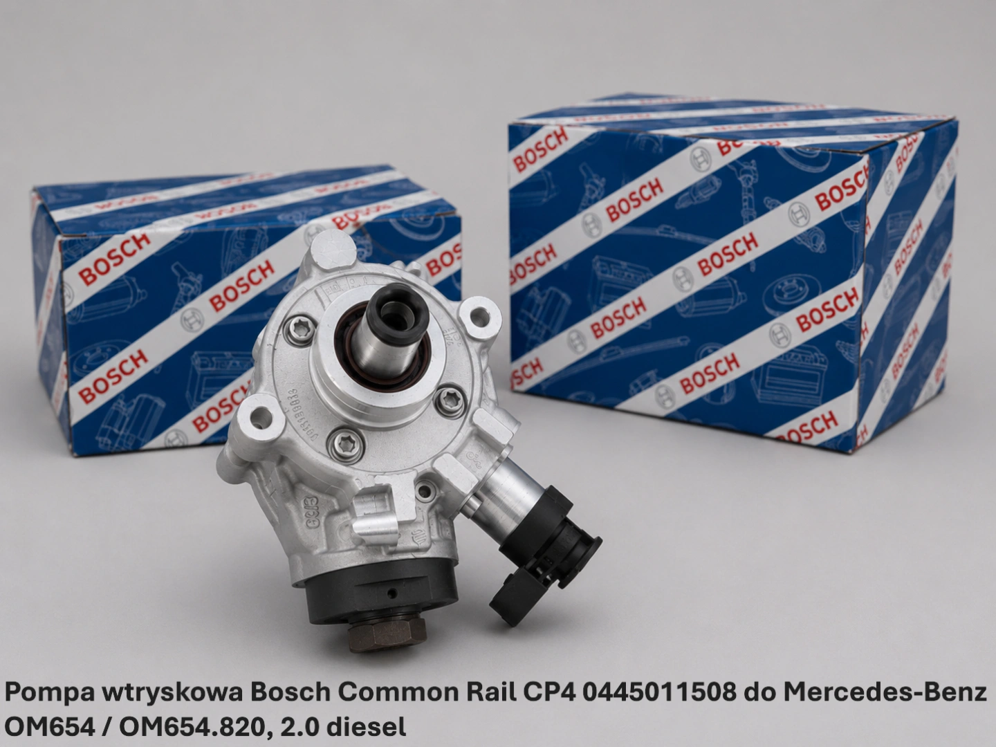 Pompa wtryskowa Bosch Common Rail CP4 0445011508 do Mercedes-Benz OM654 / OM654.820, 2.0 diesel