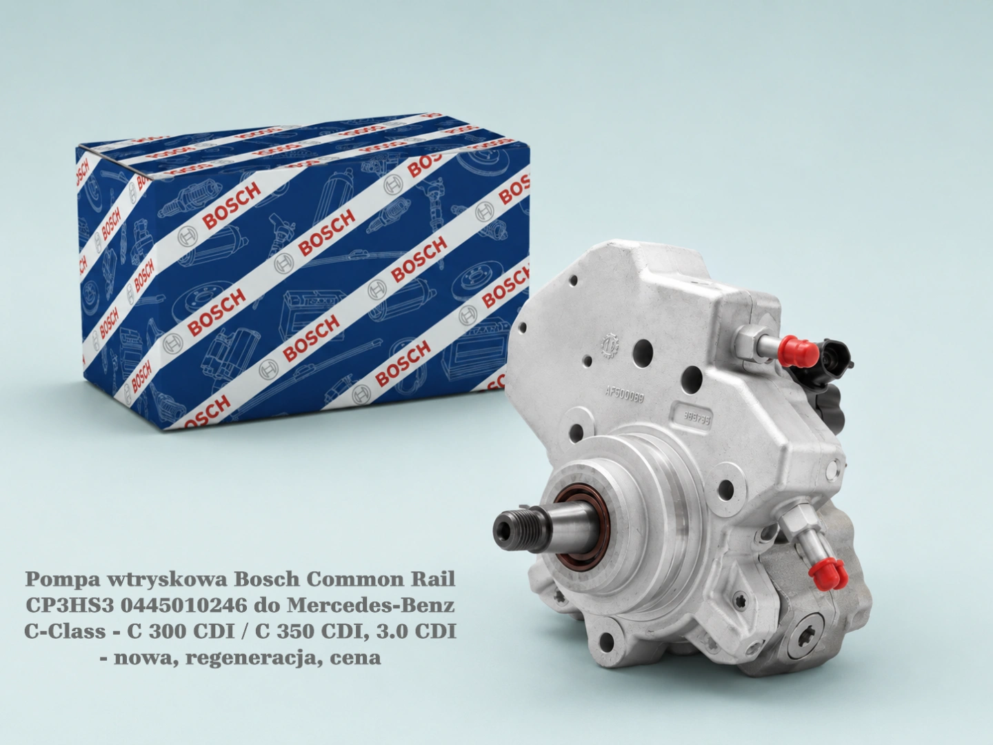Pompa wtryskowa Bosch Common Rail CP3HS3 0445010246 do Mercedes-Benz C-Class - C 300 CDI / C 350 CDI, 3.0 CDI Pompa wtryskowa Bosch Common Rail CP3HS3 0445010246 do Mercedes-Benz C-Class - C 300 CDI / C 350 CDI, 3.0 CDI - nowa, regeneracja, cena