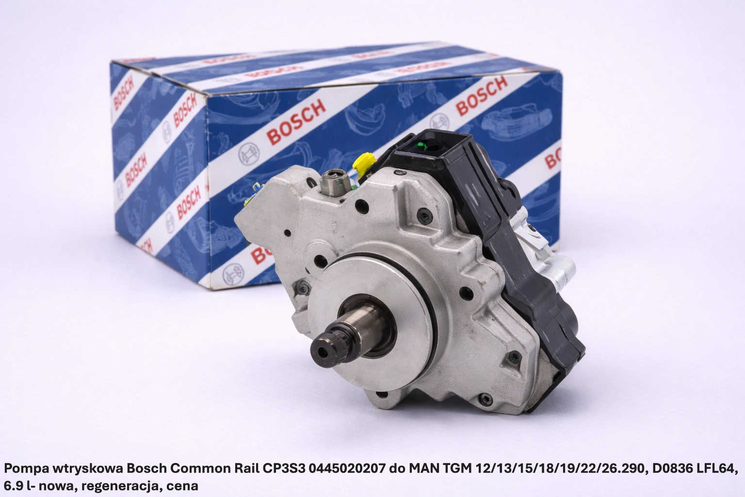 Pompa wtryskowa Bosch Common Rail CP3S3 0445020207 do MAN TGM 12/13/15/18/19/22/26.290, D0836 LFL64, 6.9 l Pompa wtryskowa Bosch Common Rail CP3S3 0445020207 do MAN TGM 12/13/15/18/19/22/26.290, D0836 LFL64, 6.9 l- nowa, regeneracja, cena