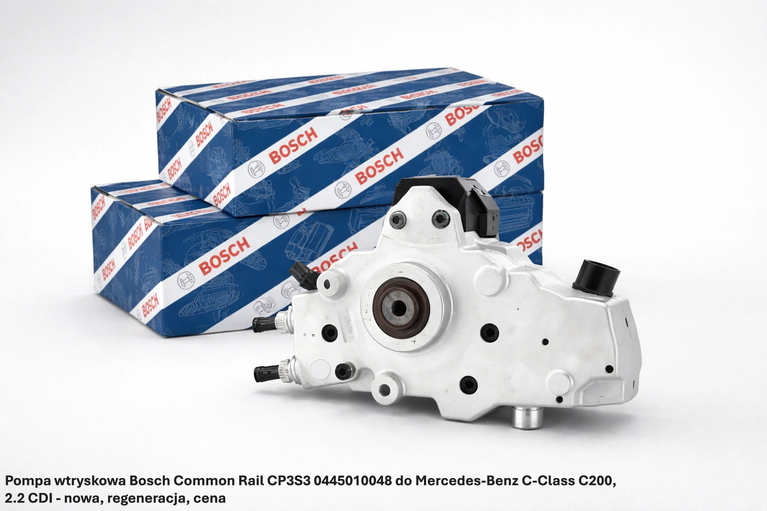 Pompa wtryskowa Bosch Common Rail CP3S3 0445010048 do Mercedes-Benz C-Class C200, 2.2 CDI - nowa, regeneracja, cena