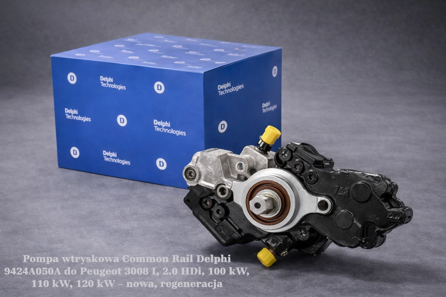 Pompa wtryskowa Common Rail Delphi 9424A050A do Peugeot 3008 I, 2.0 HDi, 100 kW, 110 kW, 120 kW Pompa wtryskowa Common Rail Delphi 9424A050A do Peugeot 3008 I, 2.0 HDi, 100 kW, 110 kW, 120 kW – nowa, regeneracja