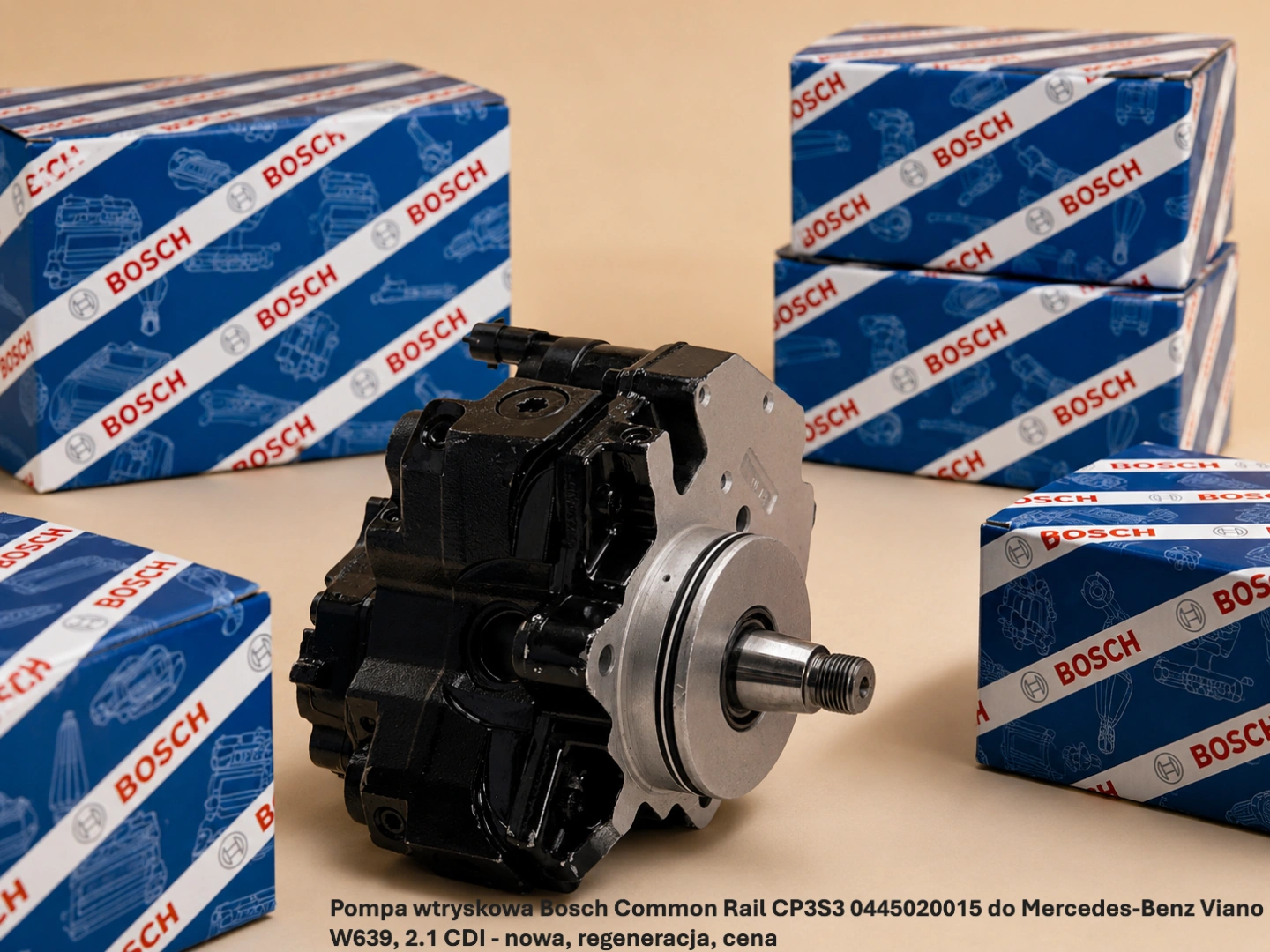 Pompa wtryskowa Bosch Common Rail CP3S3 0445020015 do Mercedes-Benz Viano W639, 2.1 CDI - nowa, regeneracja, cena