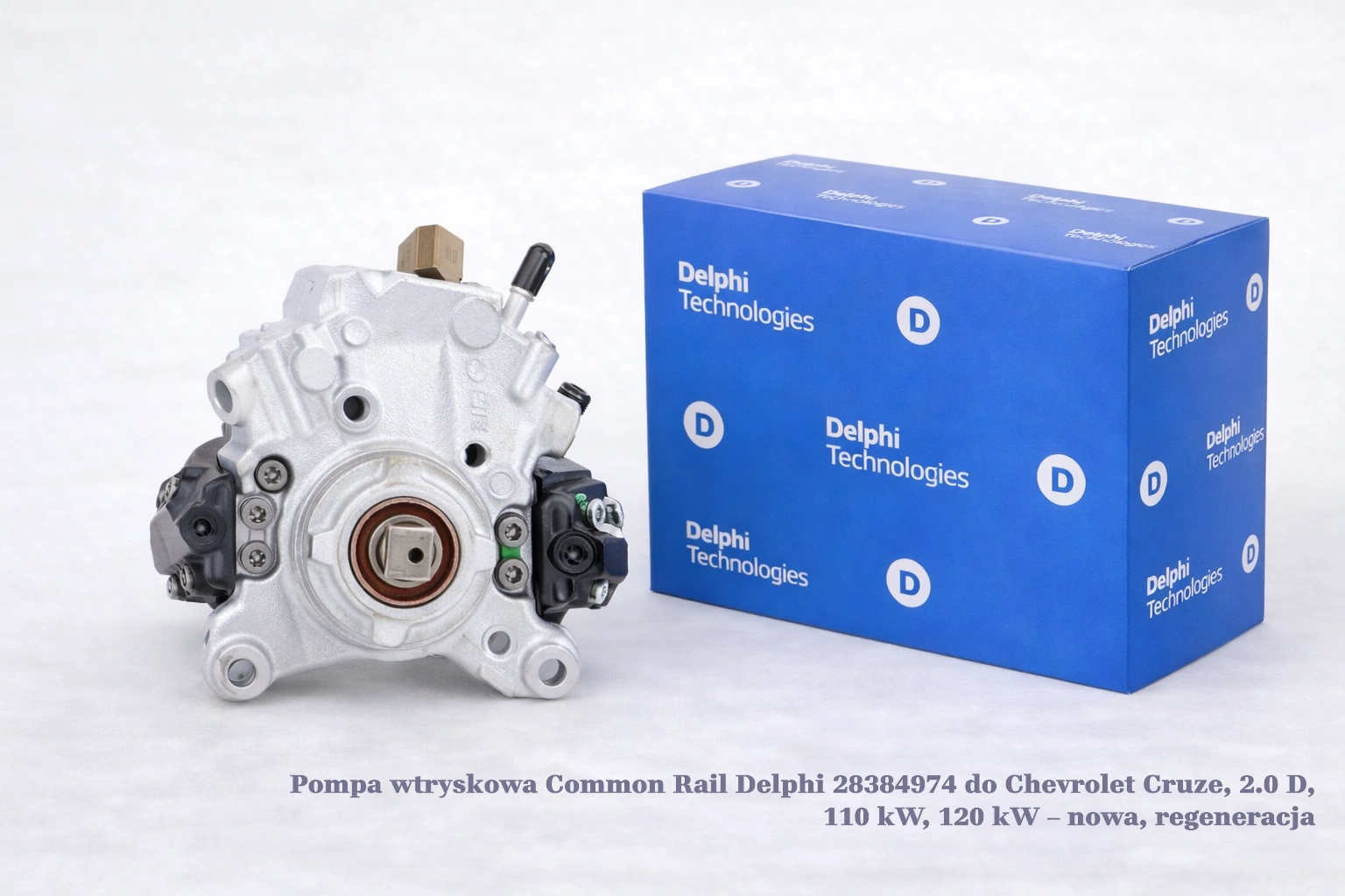 Pompa wtryskowa Common Rail Delphi 28384974 do Chevrolet Cruze, 2.0 D, 110 kW, 120 kW – nowa, regeneracja
