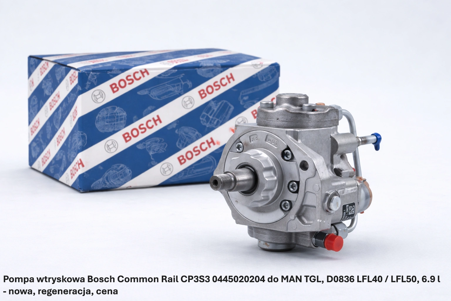Pompa wtryskowa Bosch Common Rail CP3S3 0445020204 do MAN TGL, D0836 LFL40 / LFL50, 6.9 l Pompa wtryskowa Bosch Common Rail CP3S3 0445020204 do MAN TGL, D0836 LFL40 / LFL50, 6.9 l - nowa, regeneracja, cena