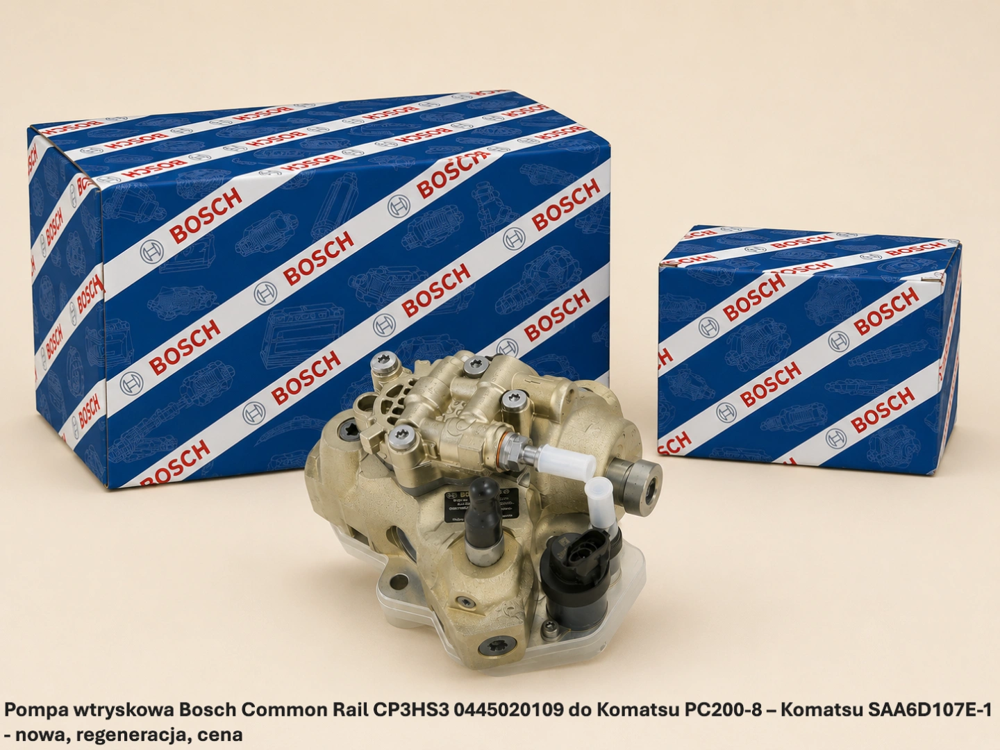 Pompa wtryskowa Bosch Common Rail CP3HS3 0445020109 do Komatsu PC200-8 – Komatsu SAA6D107E-1 Pompa wtryskowa Bosch Common Rail CP3HS3 0445020109 do Komatsu PC200-8 – Komatsu SAA6D107E-1 - nowa, regeneracja, cena