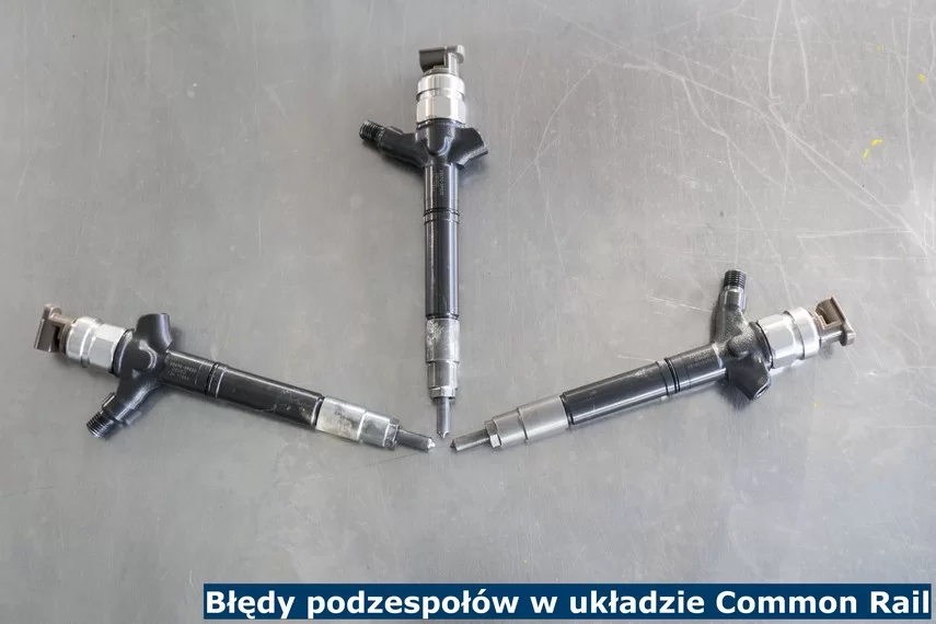 Błędy podzespołów w układzie Common Rail