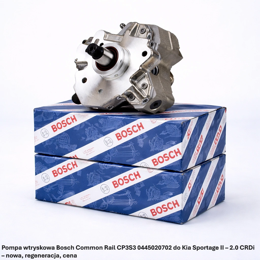 Pompa wtryskowa Bosch Common Rail CP3S3 0445020702 do Kia Ceed (ED / SW / ProCeed) – 2.0 CRDi– nowa, regeneracja, cena