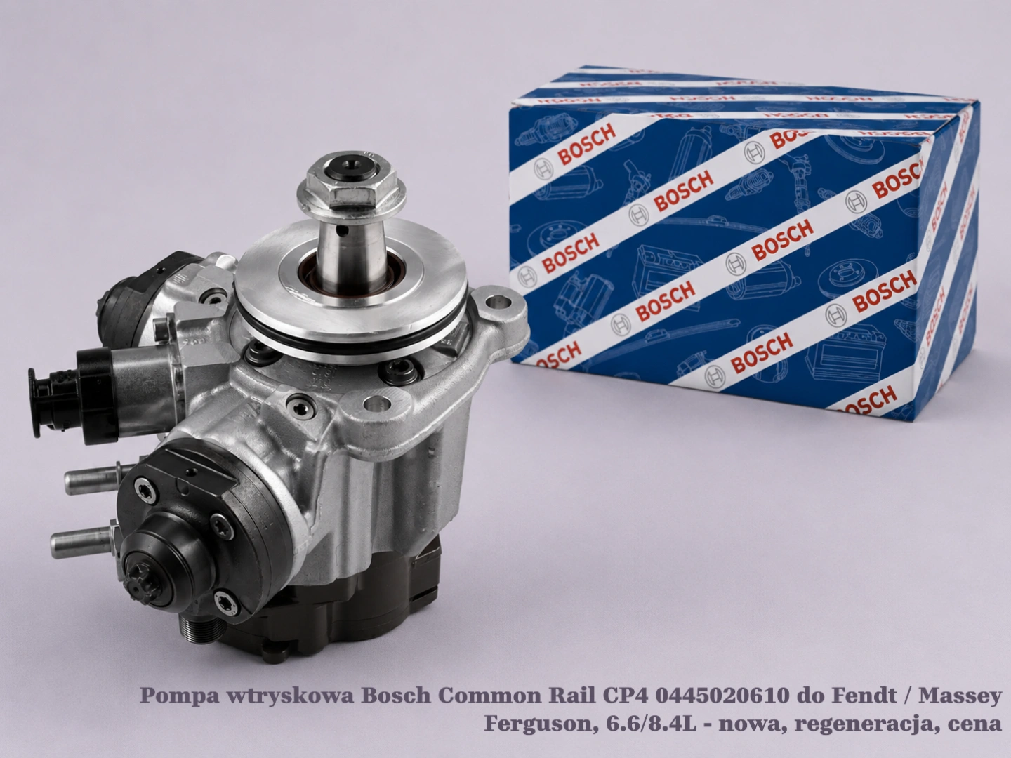 Pompa wtryskowa Bosch Common Rail CP4 0445020610 do Fendt / Massey Ferguson, 6.6/8.4L - nowa, regeneracja, cena