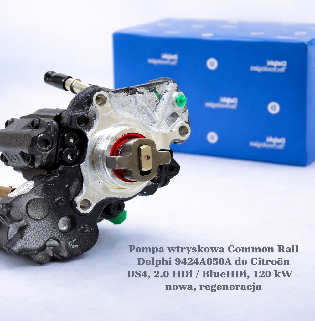 Pompa wtryskowa Common Rail Delphi 9424A050A do Citroën DS4, 2.0 HDi / BlueHDi, 120 kW – nowa, regeneracja
