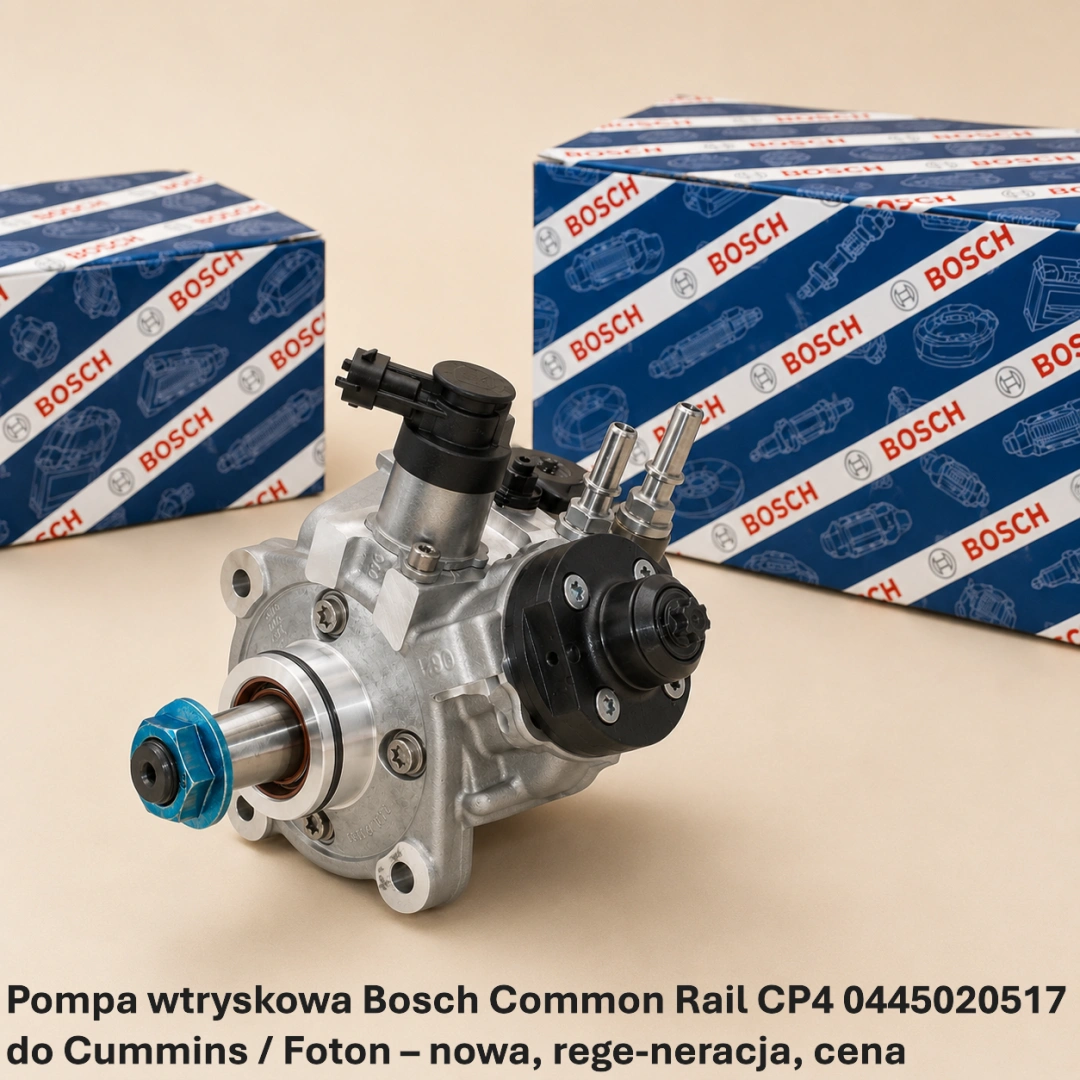 Pompa wtryskowa Bosch Common Rail CP4 0445020517 do Cummins / Foton 