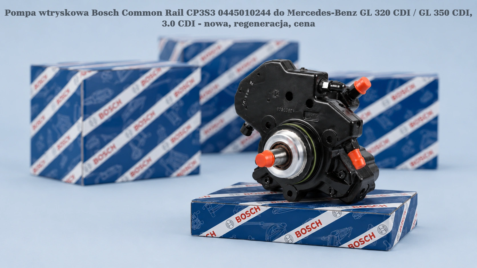 Pompa wtryskowa Bosch Common Rail CP3S3 0445010244 do Mercedes-Benz GL 320 CDI / GL 350 CDI, 3.0 CDI - nowa, regeneracja, cena