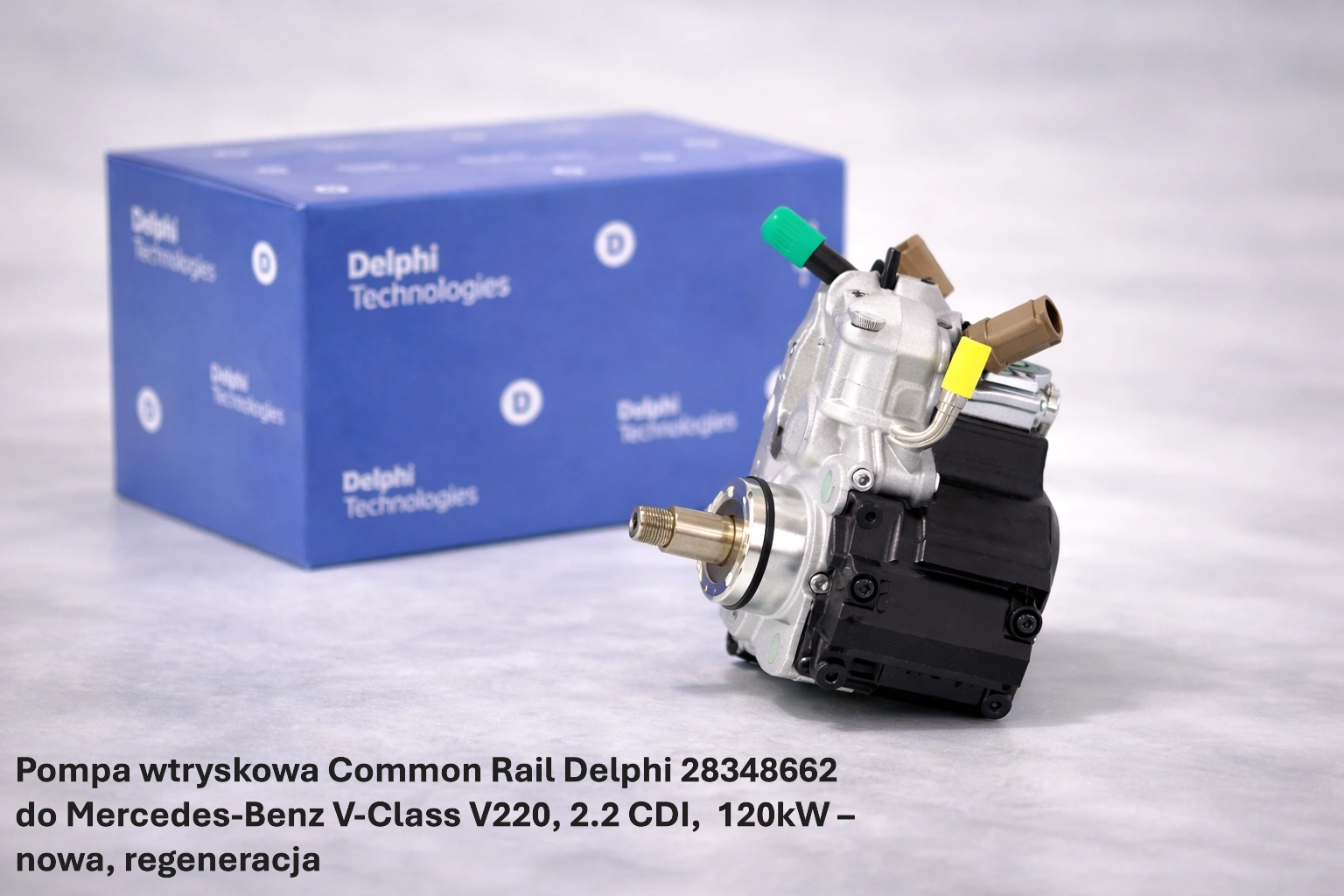 Pompa wtryskowa Common Rail Delphi 28348662 do Mercedes-Benz V-Class V220, 2.2 CDI,120kW – nowa, regeneracja