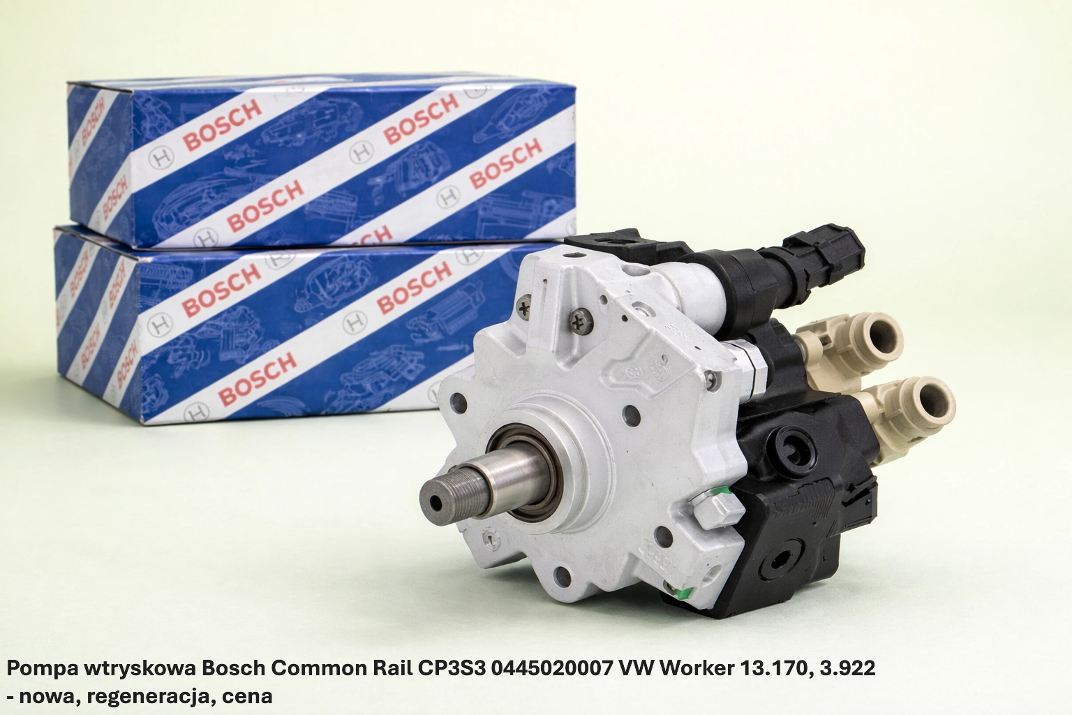 Pompa wtryskowa Bosch Common Rail CP3S3 0445020007 VW Worker 13.170, 3.922 - nowa, regeneracja, cena