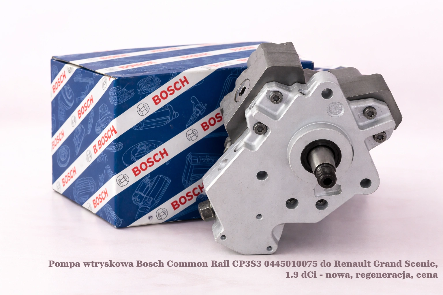 Pompa wtryskowa Bosch Common Rail CP3S3 0445010075 do Renault Grand Scenic, 1.9 dCi - nowa, regeneracja, cena