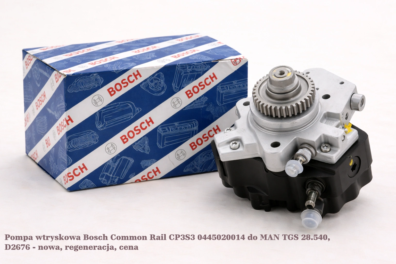 Pompa wtryskowa Bosch Common Rail CP3S3 0445020014 do MAN TGS 28.540, D2676 - nowa, regeneracja, cena