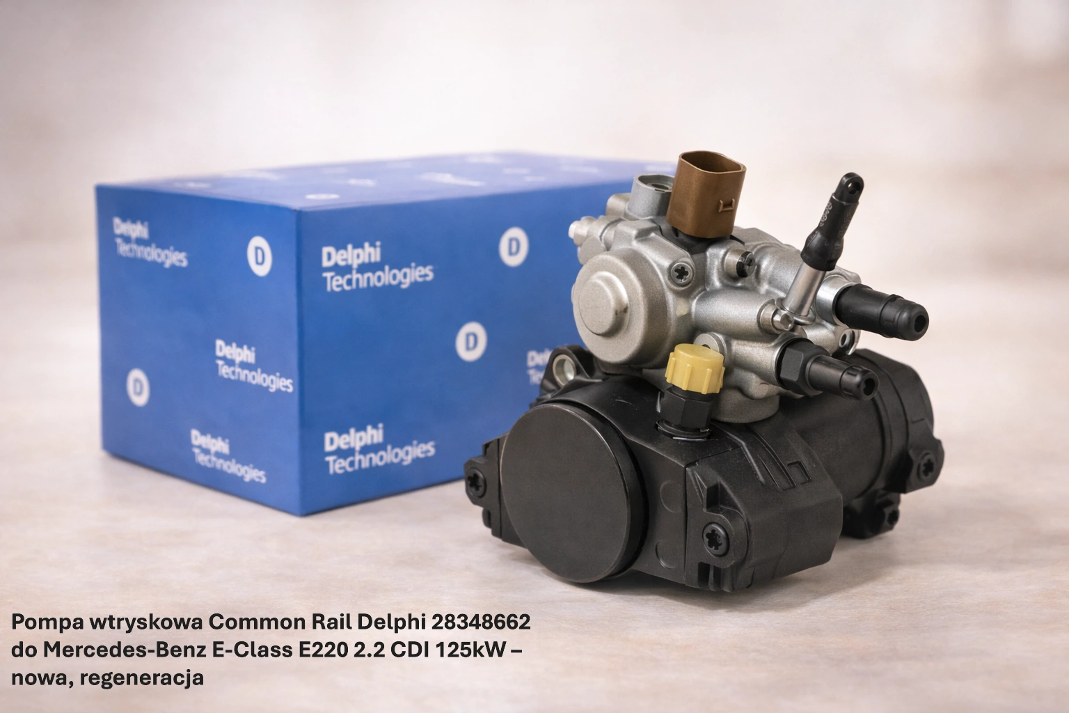 Pompa wtryskowa Common Rail Delphi 28348662 do Mercedes-Benz E-Class E220 2.2 CDI 125kW – nowa, regeneracja