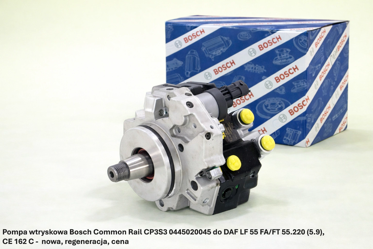 Pompa wtryskowa Bosch Common Rail CP3S3 0445020045 do DAF LF 55 FA/FT 55.220 (5.9), CE 162 C -nowa, regeneracja, cena