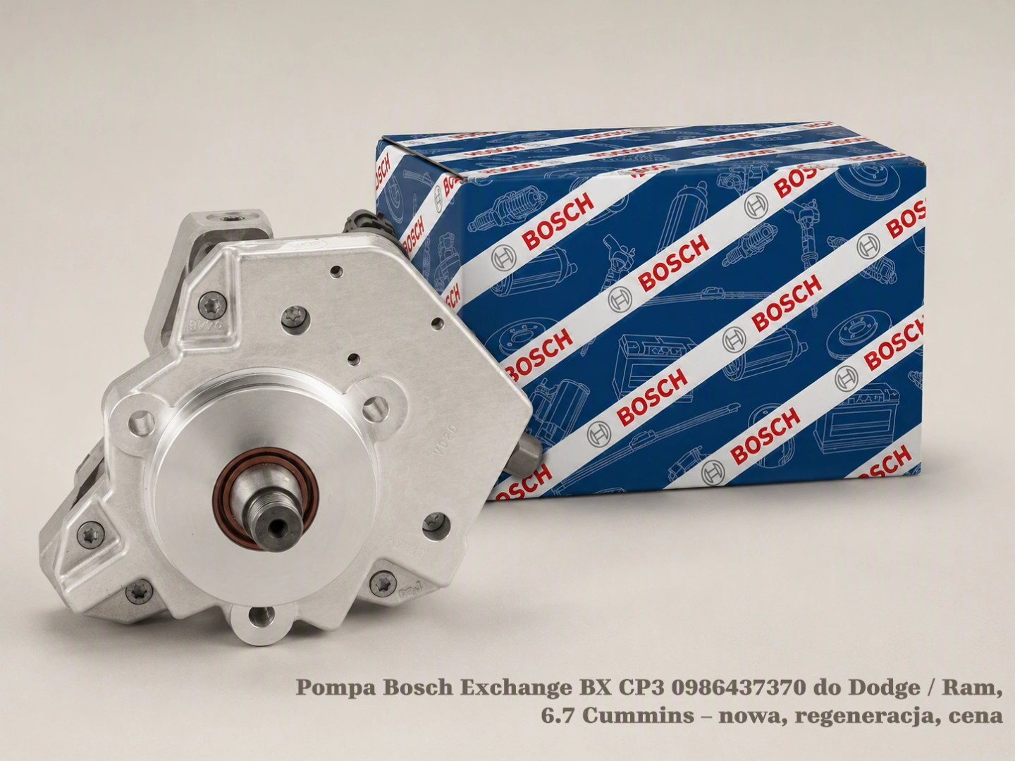 Pompa Bosch Exchange BX CP3 0986437370 do Dodge / Ram, 6.7 Cummins – nowa, regeneracja, cena