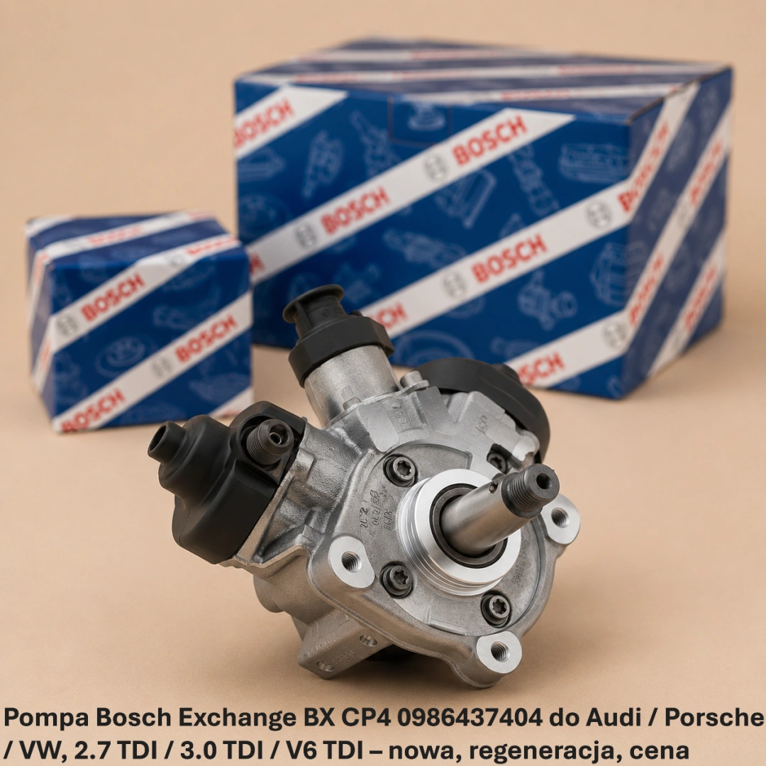 Pompa Bosch Exchange BX CP4 0986437404 do Audi / Porsche / VW, 2.7 TDI / 3.0 TDI / V6 TDI 