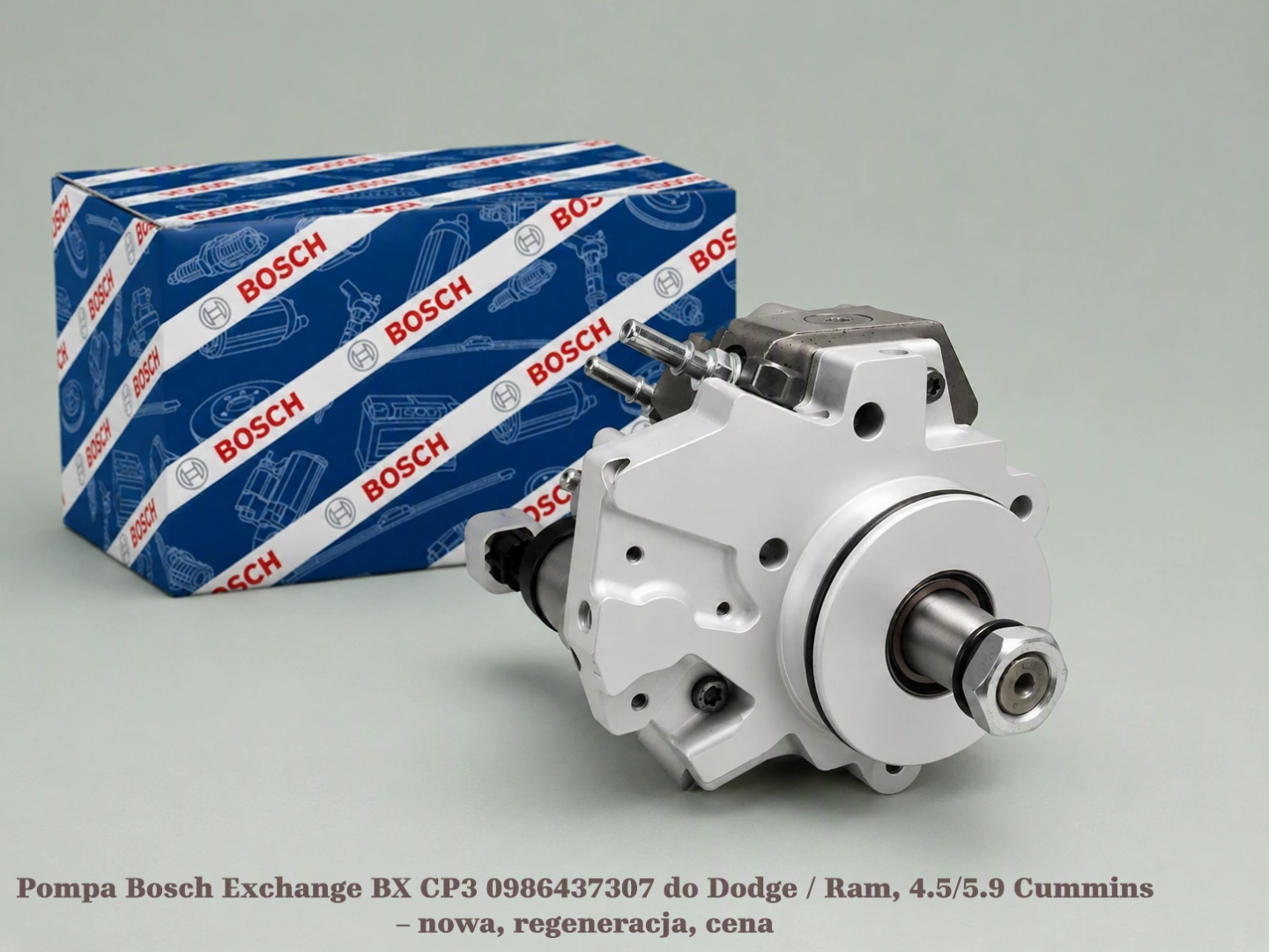 Pompa Bosch Exchange BX CP3 0986437307 do Dodge / Ram, 4.5/5.9 Cummins – nowa, regeneracja, cena