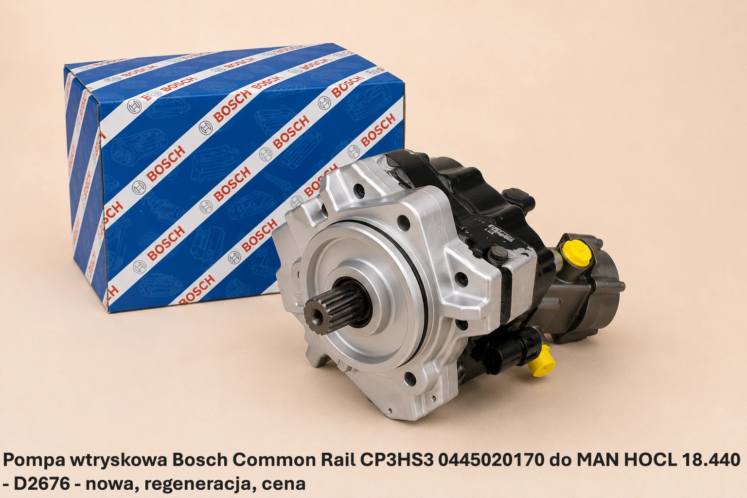 Pompa wtryskowa Bosch Common Rail CP3HS3 0445020170 do MAN HOCL 18.440 - D2676 - nowa, regeneracja, cena