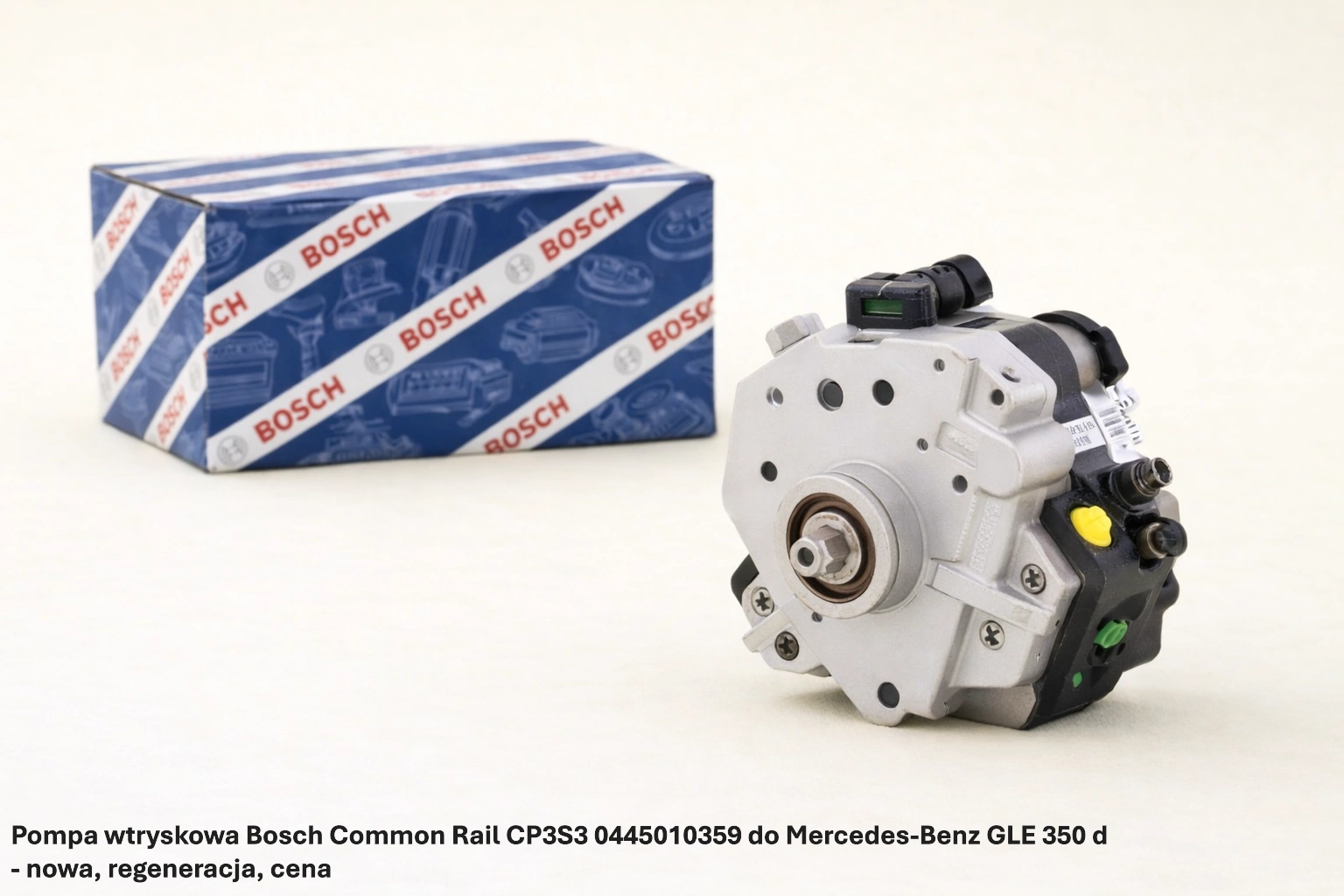 Pompa wtryskowa Bosch Common Rail CP3S3 0445010359 do Mercedes-Benz GLE 350 d Pompa wtryskowa Bosch Common Rail CP3S3 0445010359 do Mercedes-Benz GLE 350 d - nowa, regeneracja, cena