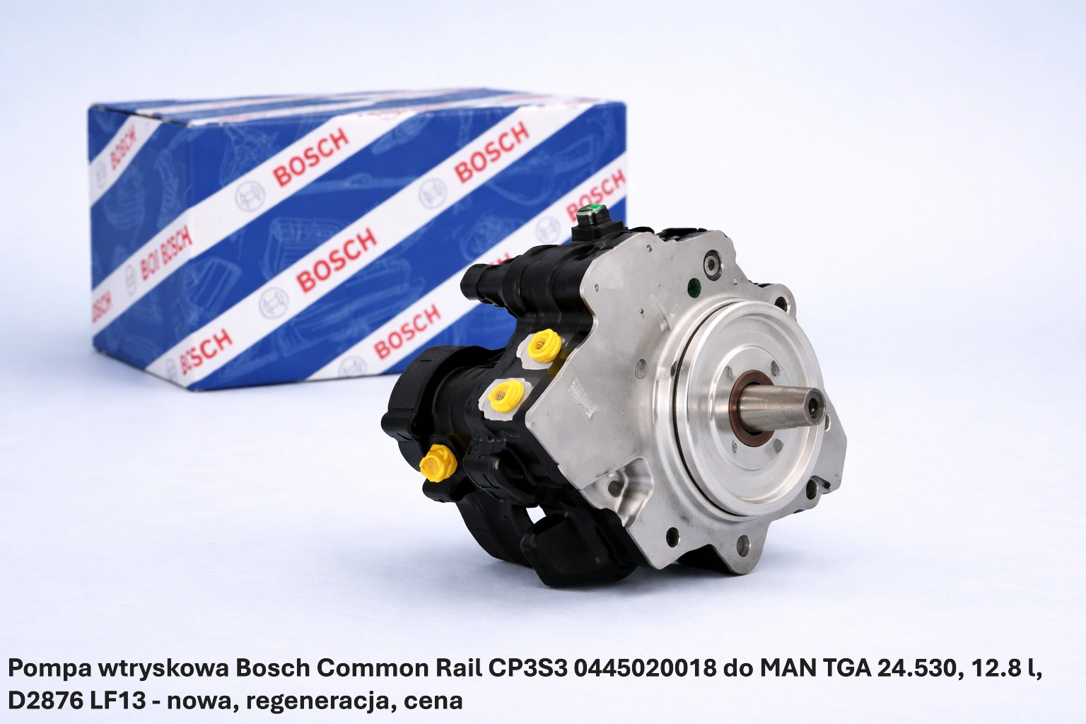 Pompa wtryskowa Bosch Common Rail CP3S3 0445020018 do MAN TGA 24.530, 12.8 l, D2876 LF13 - nowa, regeneracja, cena
