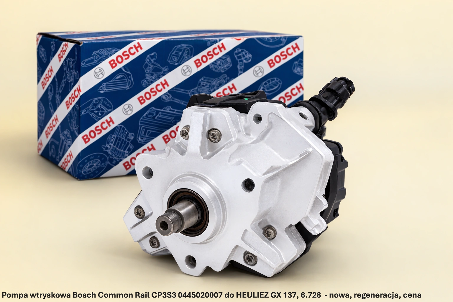Pompa wtryskowa Bosch Common Rail CP3S3 0445020007 do HEULIEZ GX 137, 6.728- nowa, regeneracja, cena