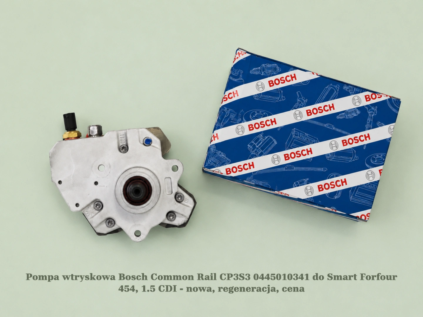 Pompa wtryskowa Bosch Common Rail CP3S3 0445010341 do Smart Forfour 454, 1.5 CDI - nowa, regeneracja, cena
