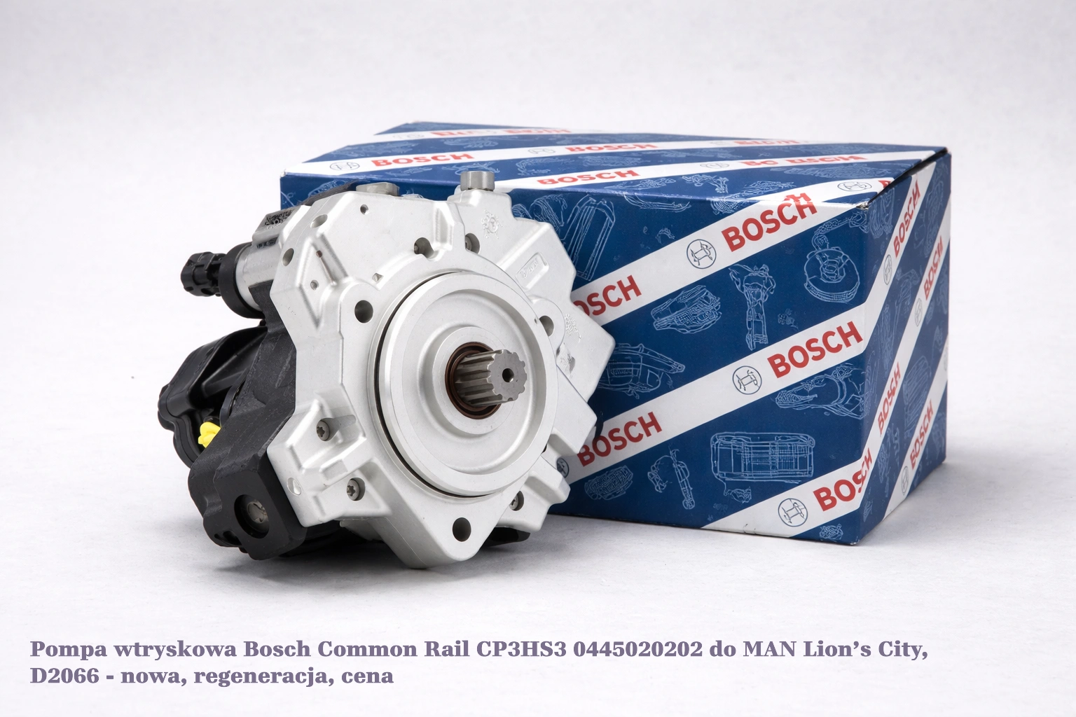 Pompa wtryskowa Bosch Common Rail CP3HS3 0445020202 do MAN Lion’s City, D2066 - nowa, regeneracja, cena