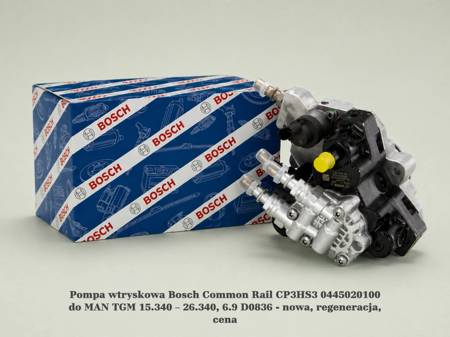 Pompa wtryskowa Bosch Common Rail CP3HS3 0445020100 do MAN TGM 15.340 – 26.340, 6.9 D0836 - nowa, regeneracja, cena