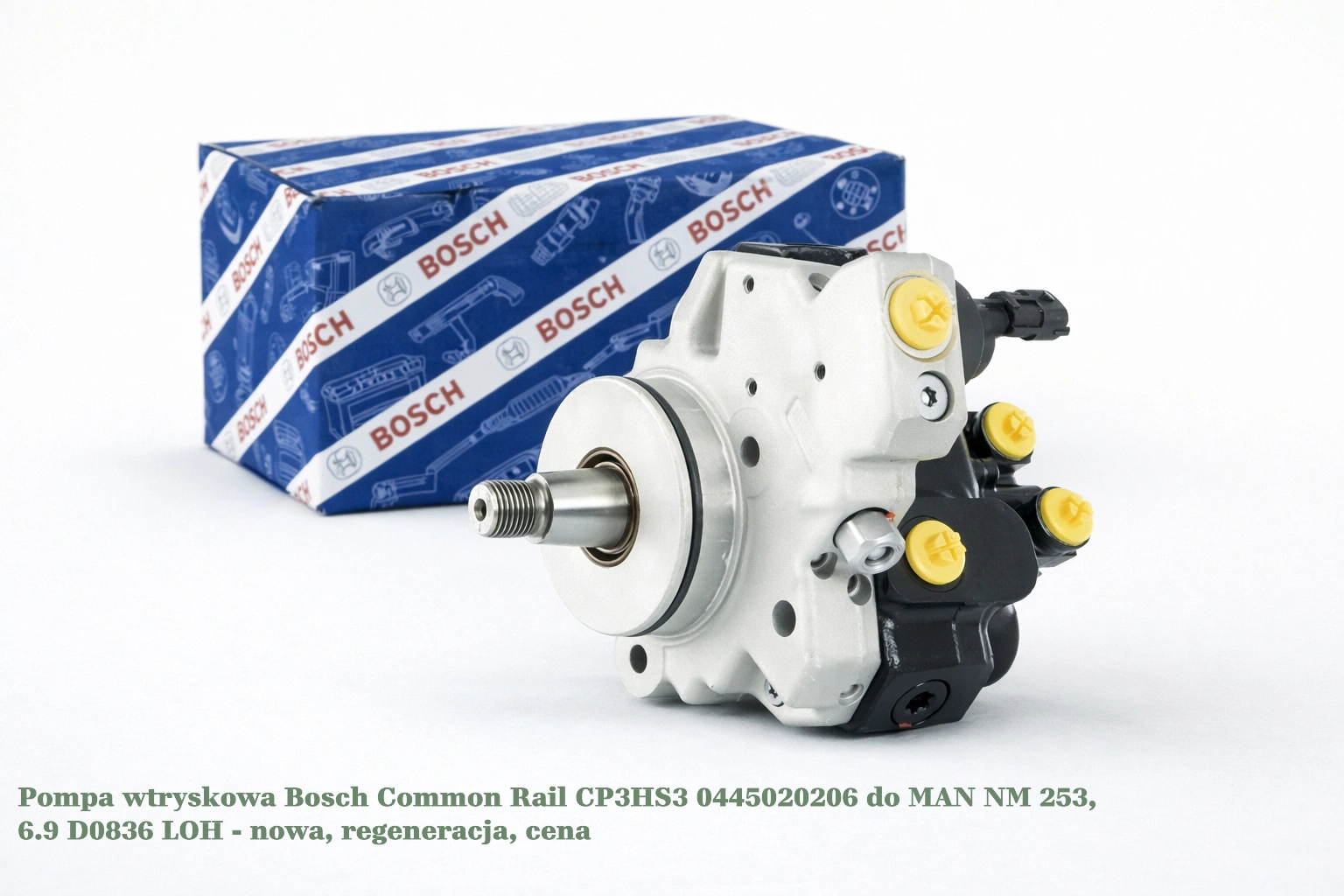 Pompa wtryskowa Bosch Common Rail CP3HS3 0445020206 do MAN NM 253, 6.9 D0836 LOH - nowa, regeneracja, cena