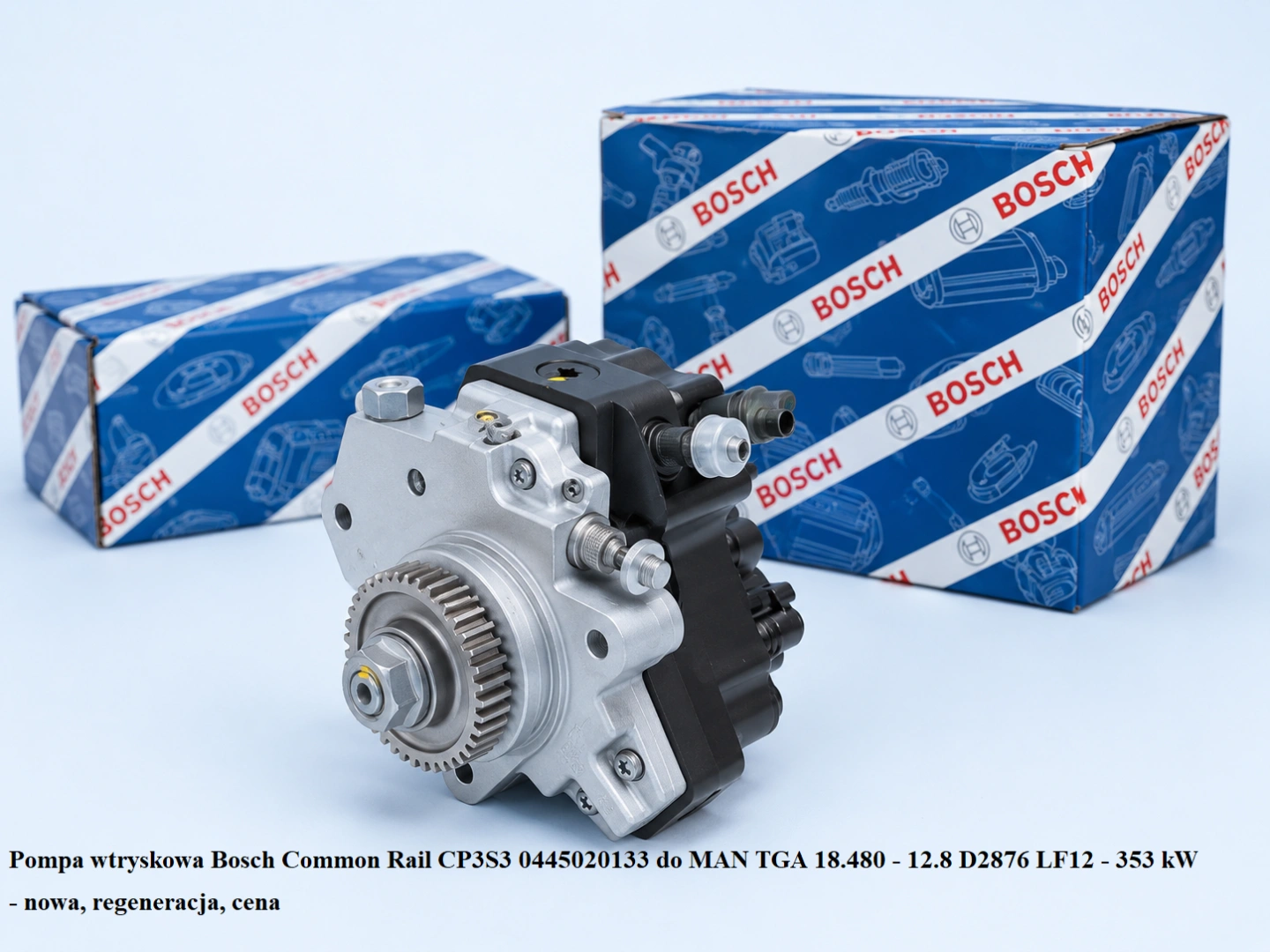 Pompa wtryskowa Bosch Common Rail CP3S3 0445020133 do MAN TGA 18.480 - 12.8 D2876 LF12 - 353 kW Pompa wtryskowa Bosch Common Rail CP3S3 0445020133 do MAN TGA 18.480 - 12.8 D2876 LF12 - 353 kW - nowa, regeneracja, cena