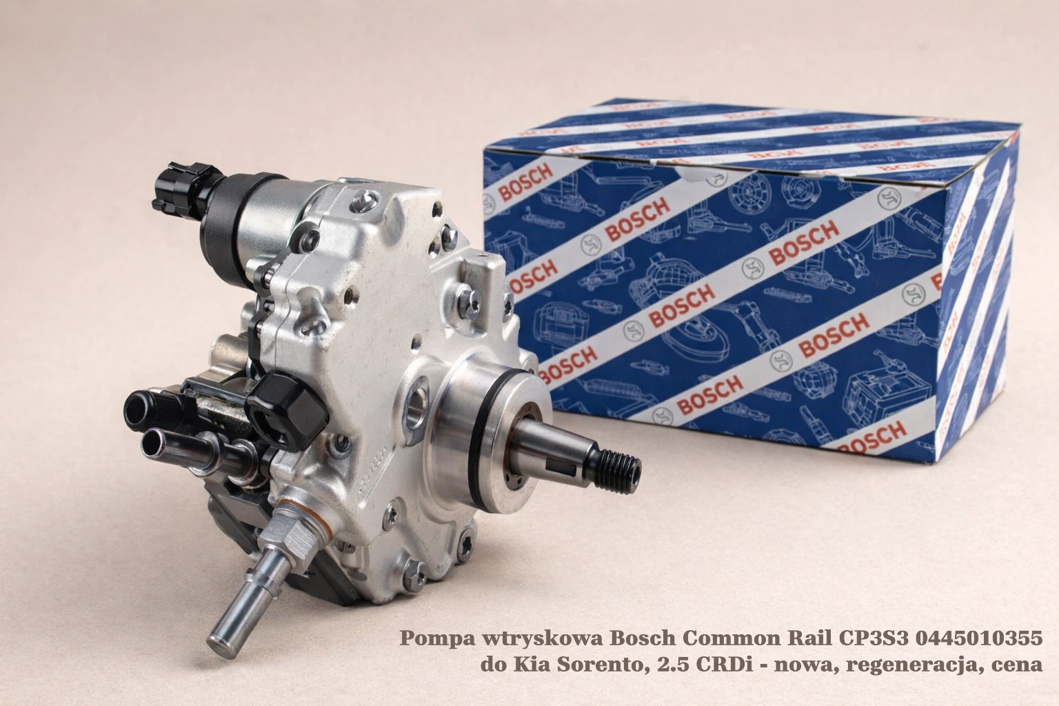 Pompa wtryskowa Bosch Common Rail CP3S3 0445010355 do Kia Sorento, 2.5 CRDi - nowa, regeneracja, cena