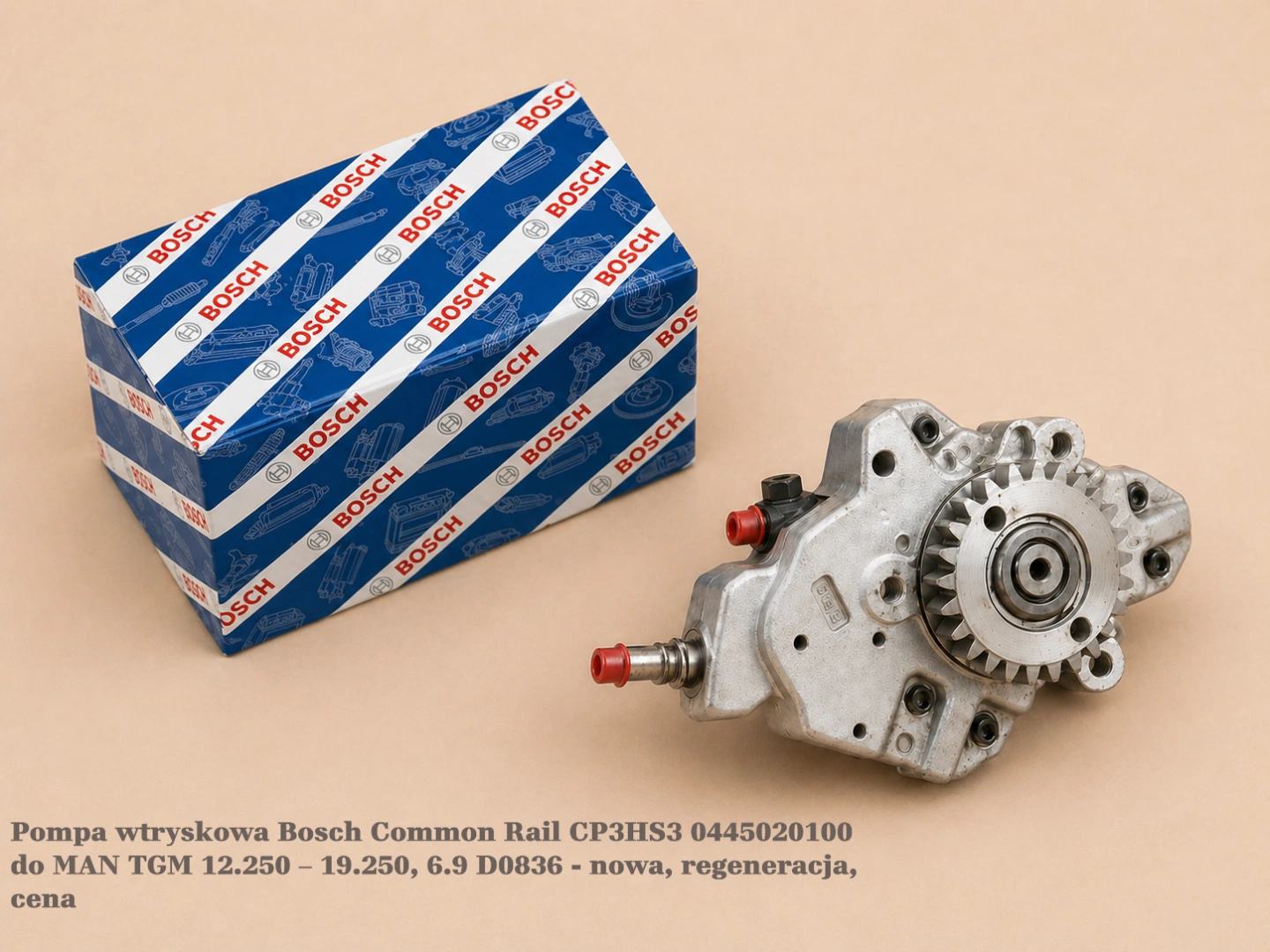 Pompa wtryskowa Bosch Common Rail CP3HS3 0445020100 do MAN TGM 12.250 – 19.250, 6.9 D0836 - nowa, regeneracja, cena