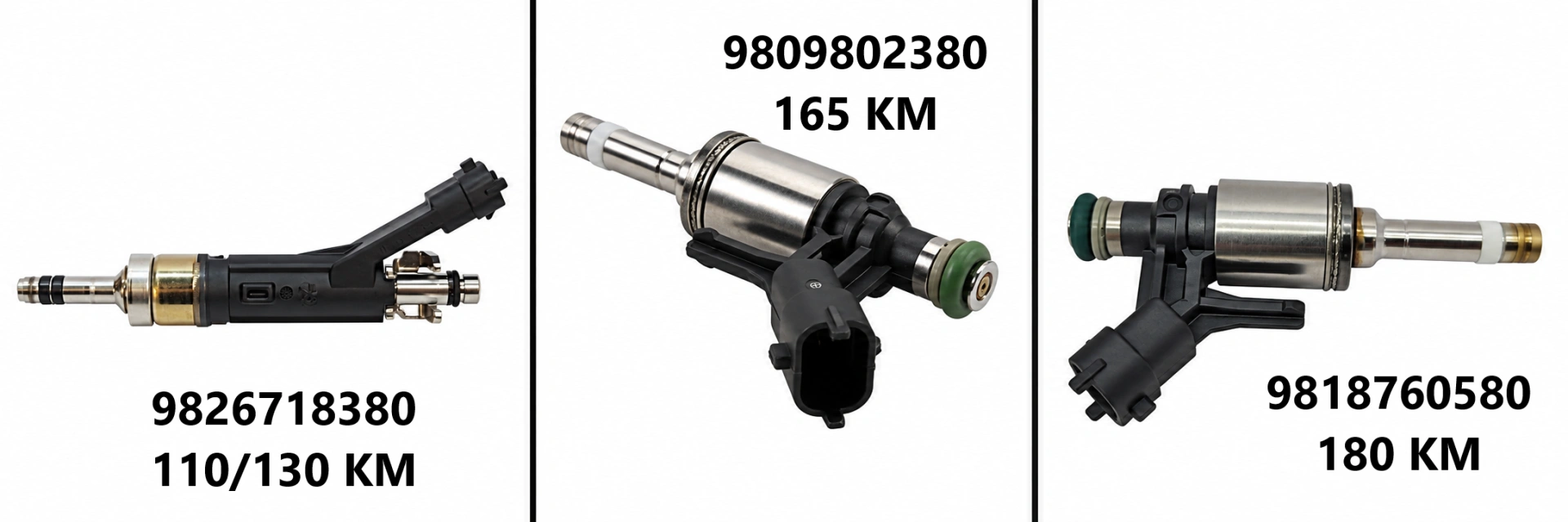 Wtryskiwacze benzynowe montowane w Citroenach C4 SpaceTourer i w wersji Grand.