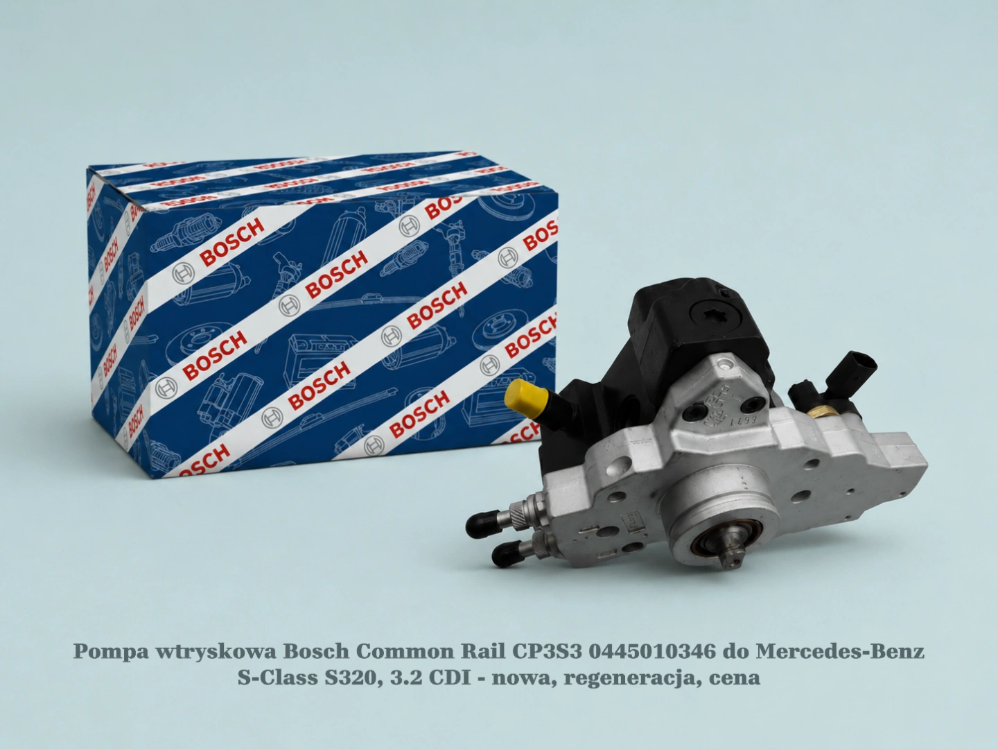 Pompa wtryskowa Bosch Common Rail CP3S3 0445010346 do Mercedes-Benz S-Class S320, 3.2 CDI Pompa wtryskowa Bosch Common Rail CP3S3 0445010346 do Mercedes-Benz S-Class S320, 3.2 CDI - nowa, regeneracja, cena