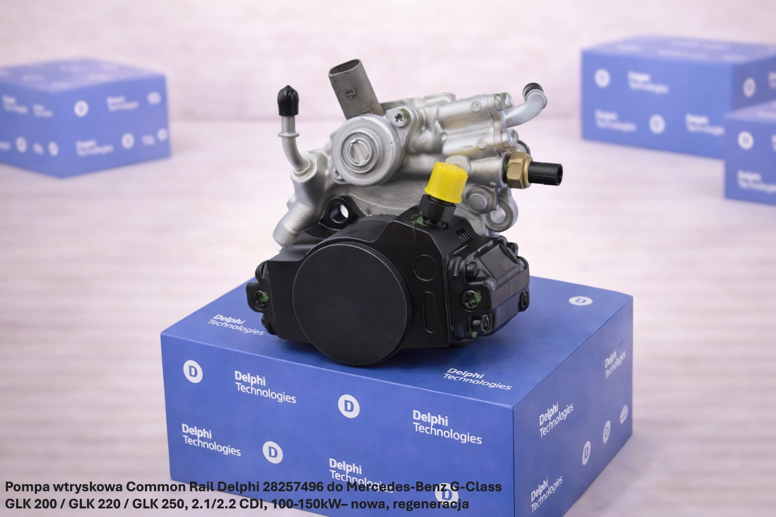 Pompa wtryskowa Common Rail Delphi 28257496 do Mercedes-Benz G-Class GLK 200 / GLK 220 / GLK 250, 2.1/2.2 CDI, 100-150kW– nowa, regeneracja