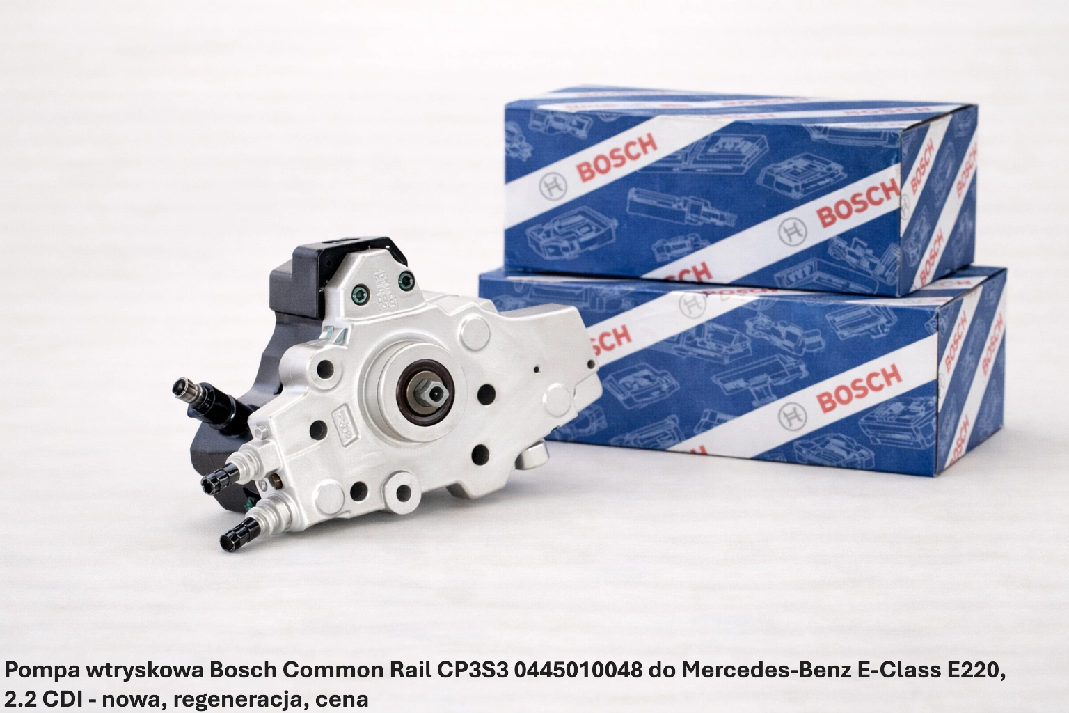Pompa wtryskowa Bosch Common Rail CP3S3 0445010048 do Mercedes-Benz E-Class E220, 2.2 CDI Pompa wtryskowa Bosch Common Rail CP3S3 0445010048 do Mercedes-Benz E-Class E220, 2.2 CDI - nowa, regeneracja, cena