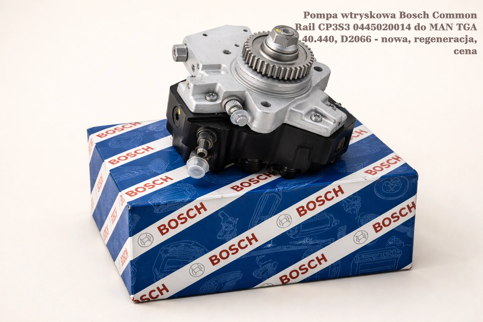 Pompa wtryskowa Bosch Common Rail CP3S3 0445020014 do MAN TGA 40.440, D2066 - nowa, regeneracja, cena