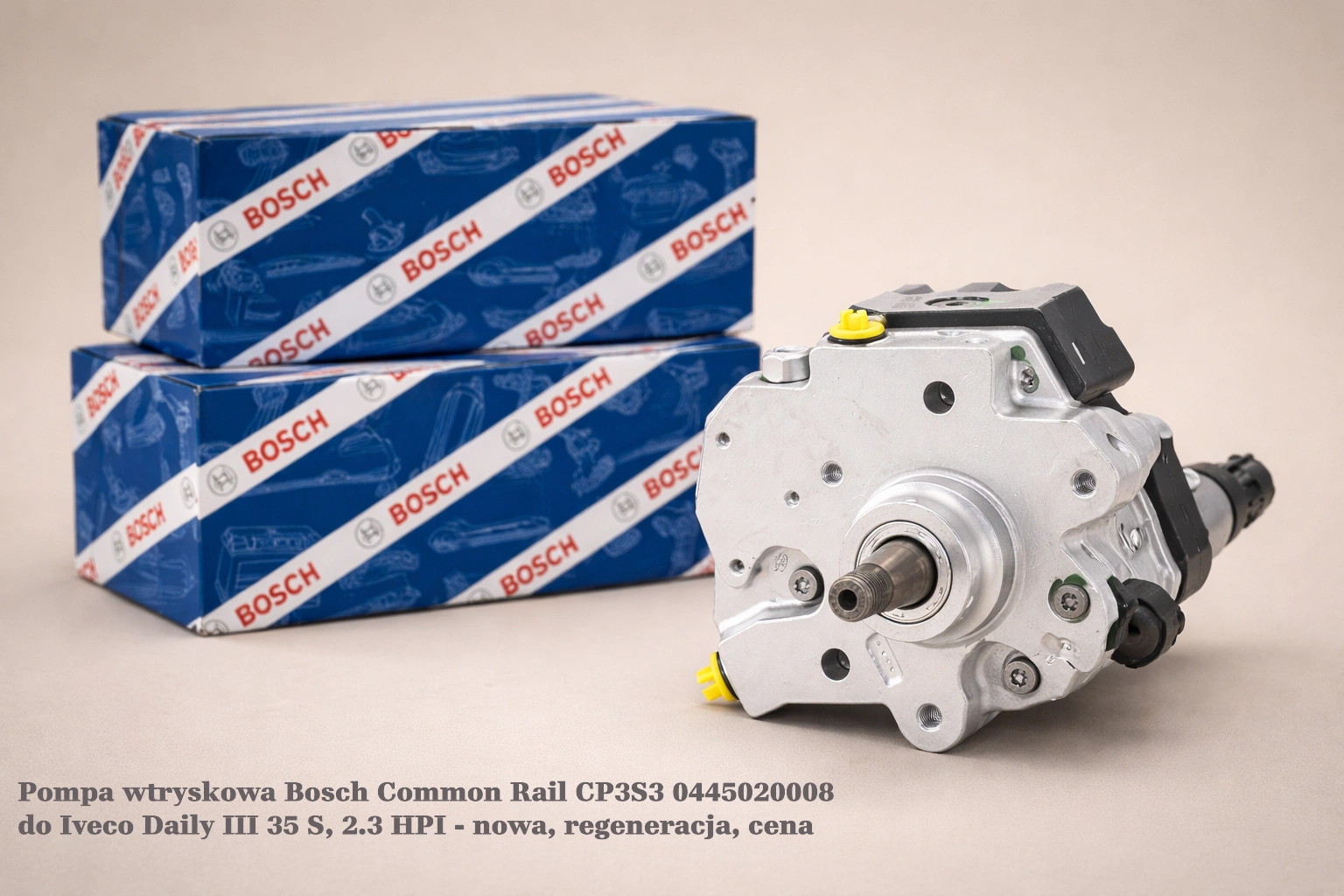 Pompa wtryskowa Bosch Common Rail CP3S3 0445020008 do Iveco Daily III 35 S, 2.3 HPI - nowa, regeneracja, cena