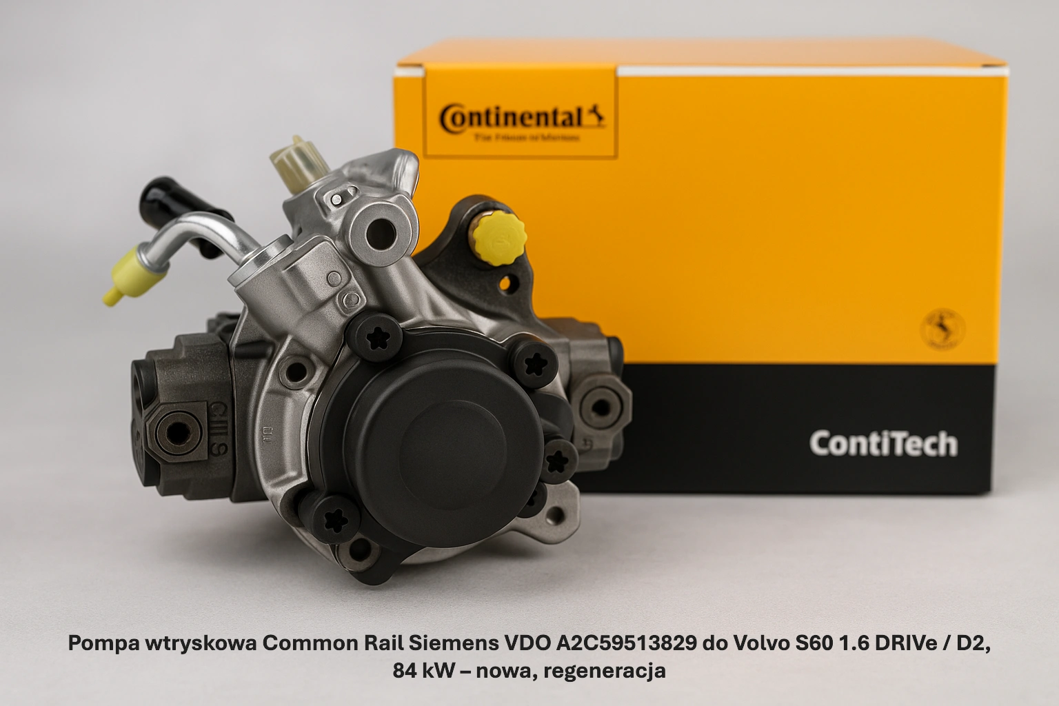 Pompa wtryskowa Common Rail Siemens VDO A2C59513829 do Volvo S60 1.6 DRIVe / D2, 84 kW – nowa, regeneracja