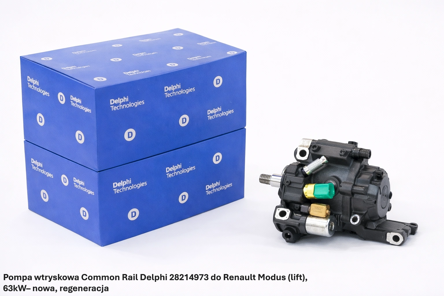 Pompa wtryskowa Common Rail Delphi 28214973 do Renault Modus (lift), 63kW– nowa, regeneracja
