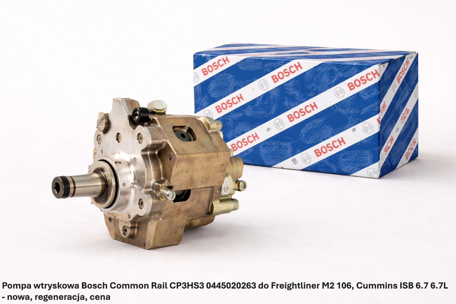 Pompa wtryskowa Bosch Common Rail CP3HS3 0445020263 do Freightliner M2 106, Cummins ISB 6.7 6.7L Pompa wtryskowa Bosch Common Rail CP3HS3 0445020263 do Freightliner M2 106, Cummins ISB 6.7 6.7L - nowa, regeneracja, cena