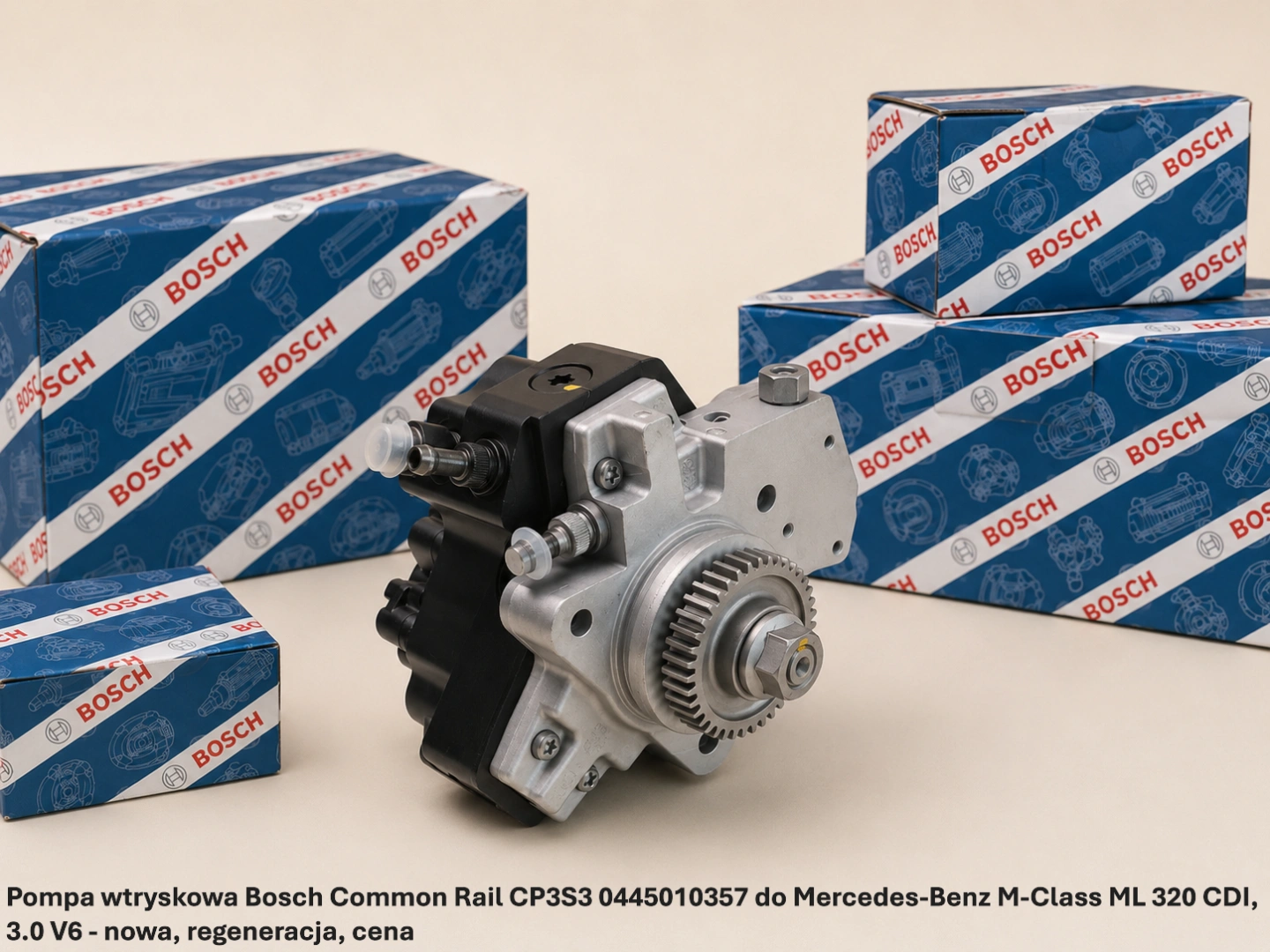 Pompa wtryskowa Bosch Common Rail CP3S3 0445010357 do Mercedes-Benz M-Class ML 320 CDI, 3.0 V6 Pompa wtryskowa Bosch Common Rail CP3S3 0445010357 do Mercedes-Benz M-Class ML 320 CDI, 3.0 V6 - nowa, regeneracja, cena