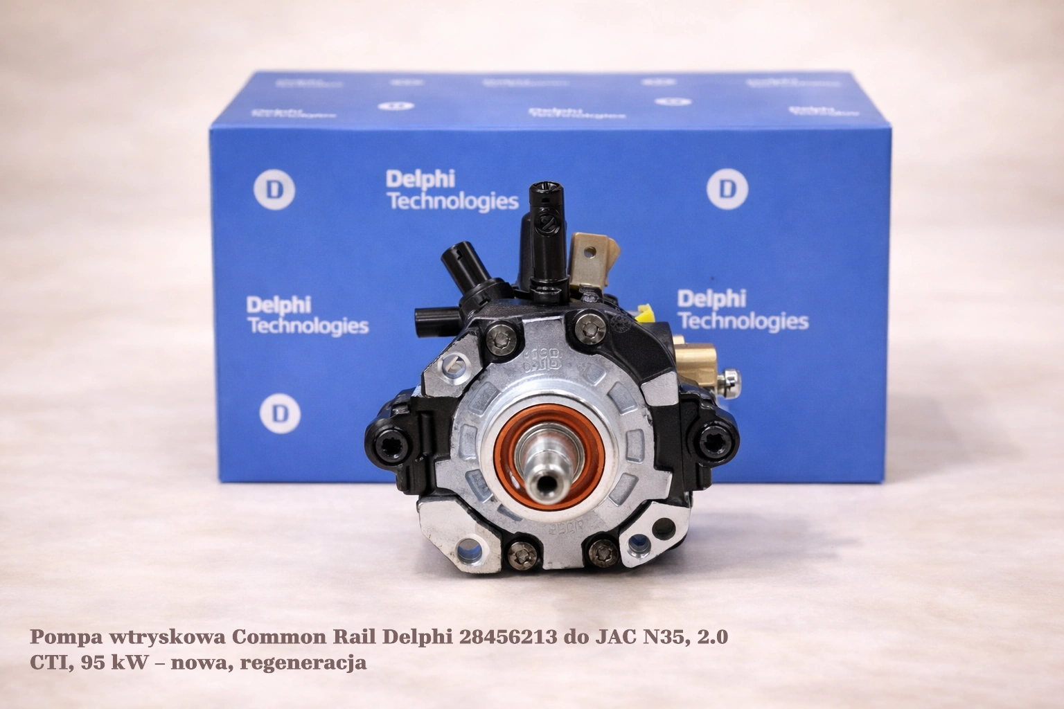 Pompa wtryskowa Common Rail Delphi 28456213 do JAC N35, 2.0 CTI, 95 kW – nowa, regeneracja