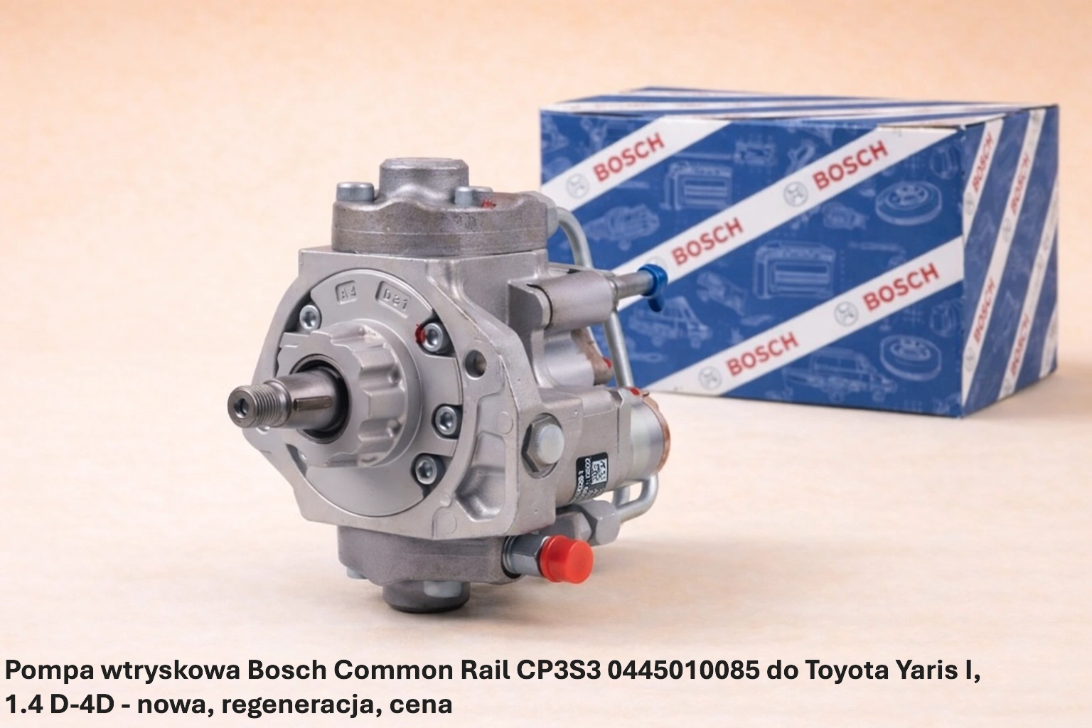 Pompa wtryskowa Bosch Common Rail CP3S3 0445010085 do Toyota Yaris I, 1.4 D-4D - nowa, regeneracja, cena