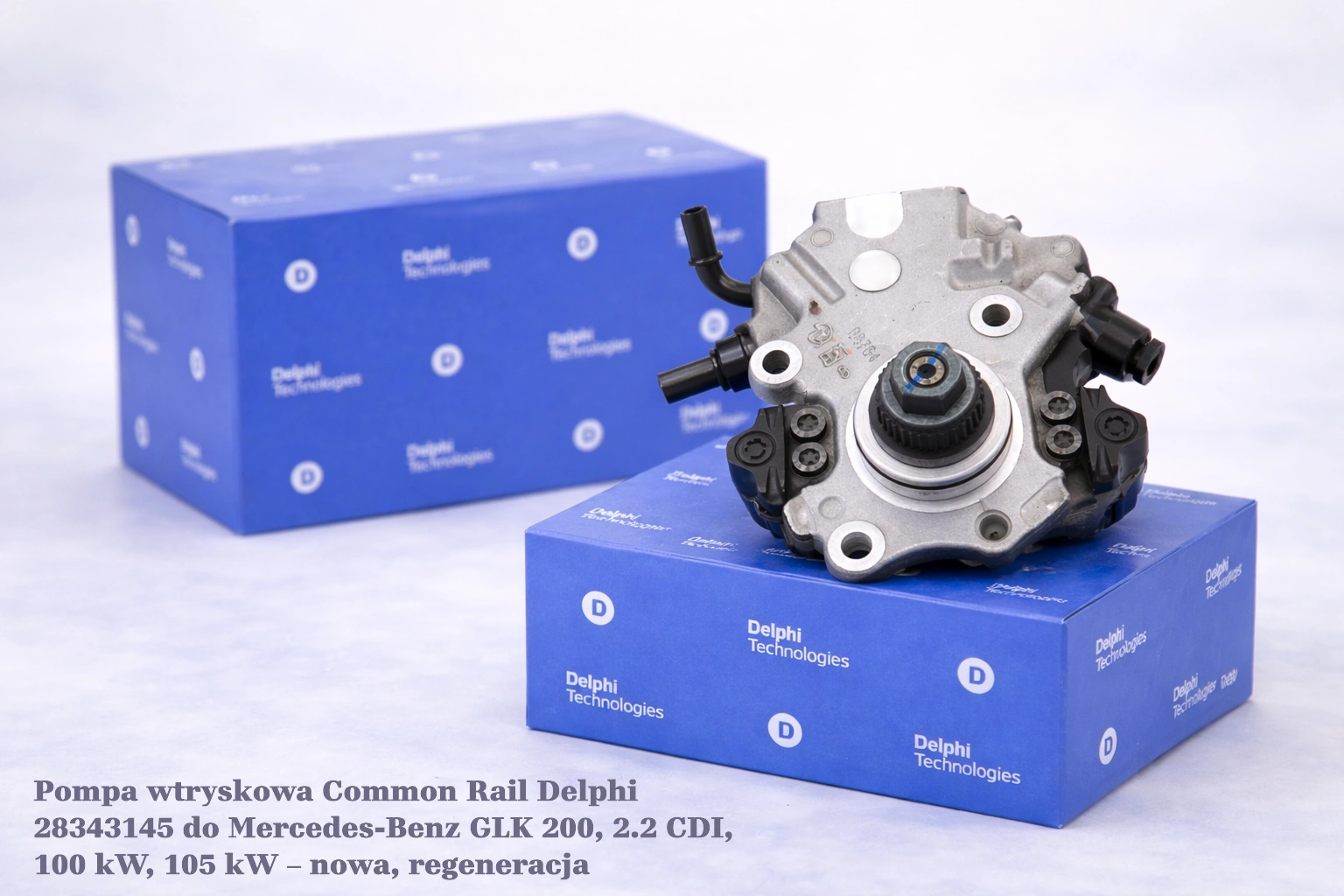Pompa wtryskowa Common Rail Delphi 28343145 do Mercedes-Benz GLK 200, 2.2 CDI, 100 kW, 105 kW – nowa, regeneracja