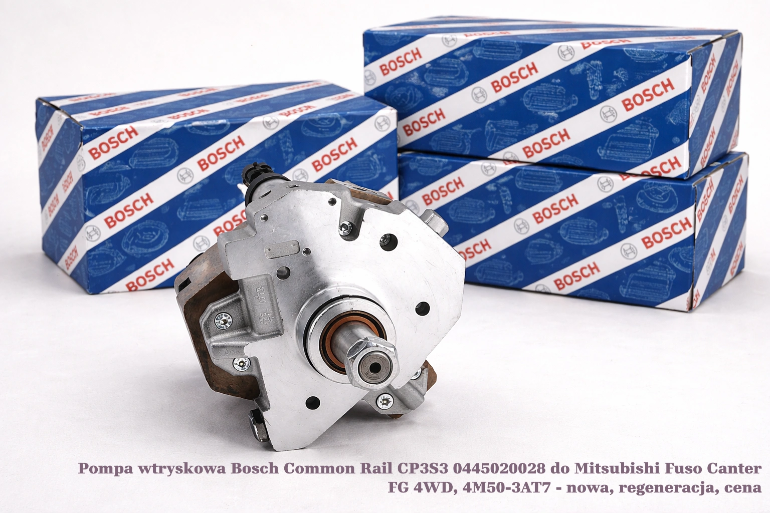 Pompa wtryskowa Bosch Common Rail CP3S3 0445020028 do Mitsubishi Fuso Canter FG 4WD, 4M50-3AT7 - nowa, regeneracja, cena