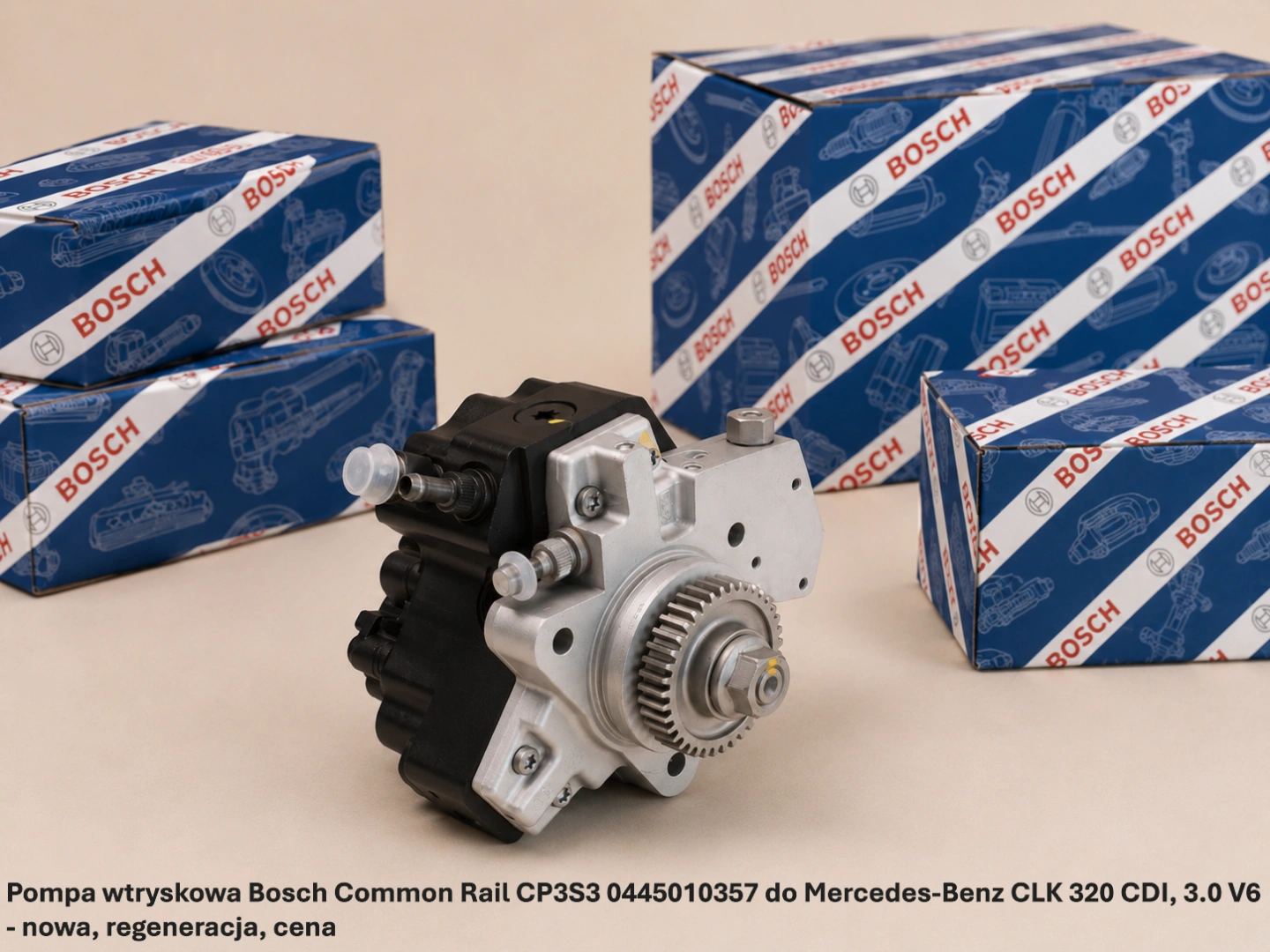 Pompa wtryskowa Bosch Common Rail CP3S3 0445010357 do Mercedes-Benz CLK 320 CDI, 3.0 V6